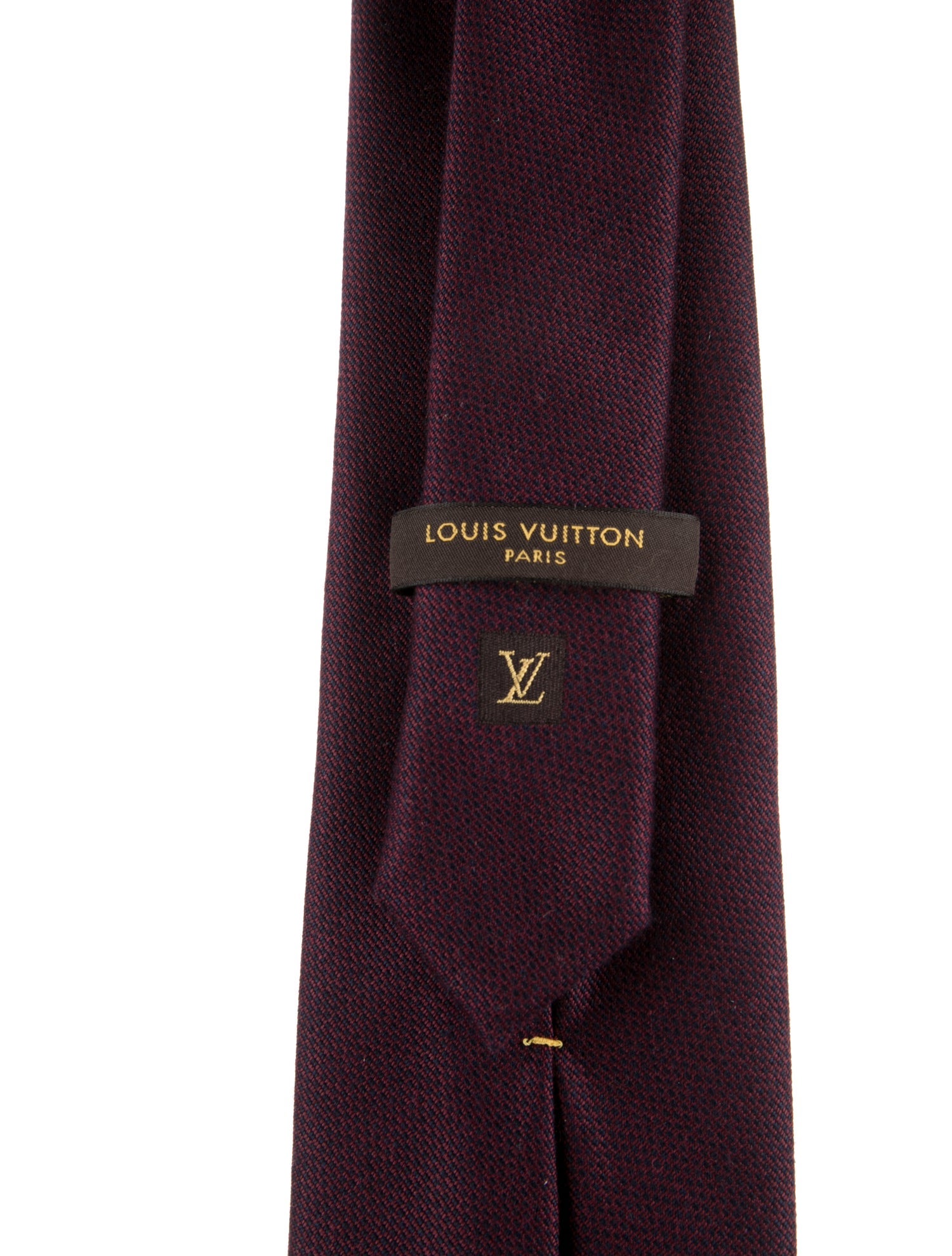 Louis Vuitton Solid Silk Tie