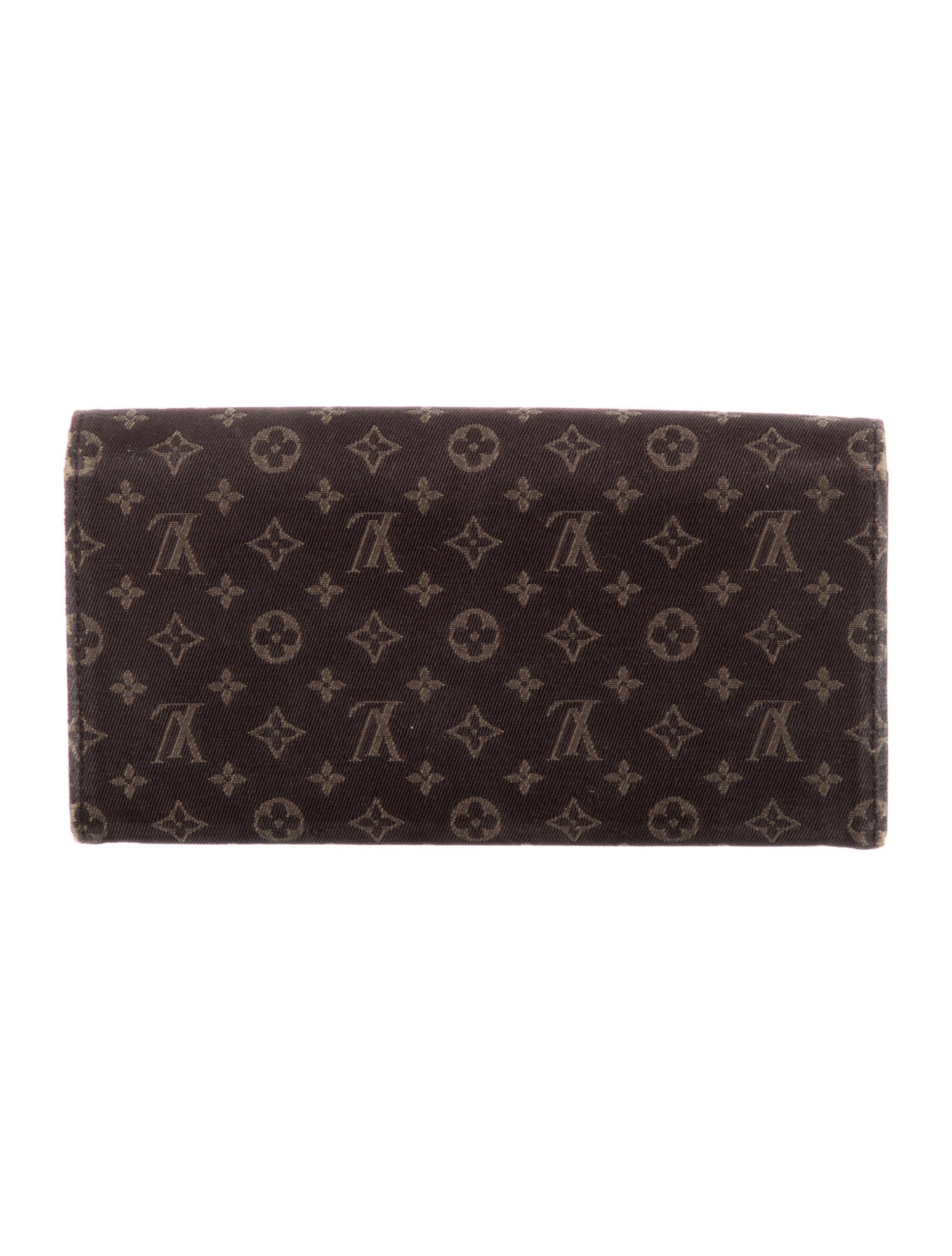 Louis Vuitton Monogram Mini Lin Pattern Canvas Sarah Wallet