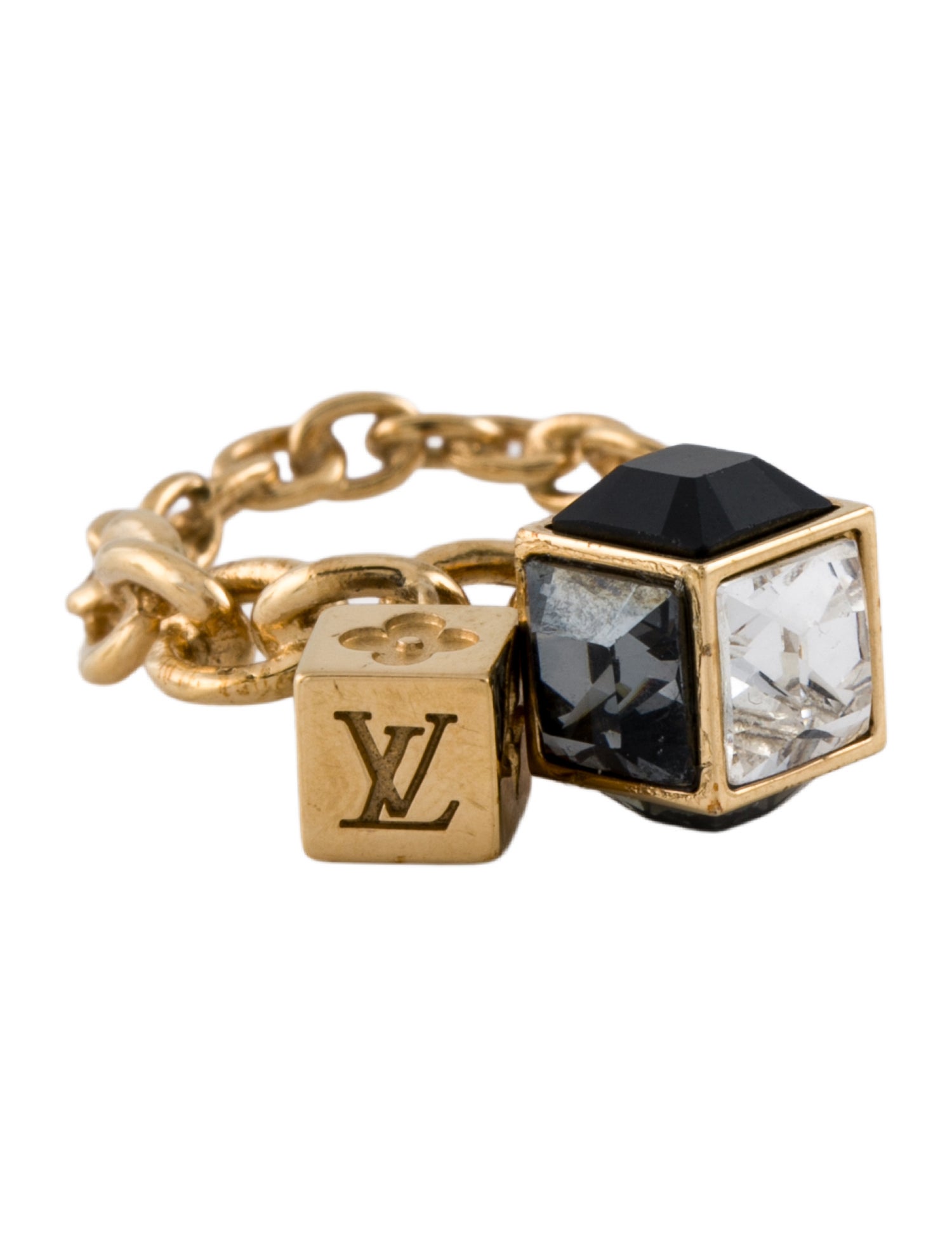 Louis Vuitton Crystal Gamble Ring