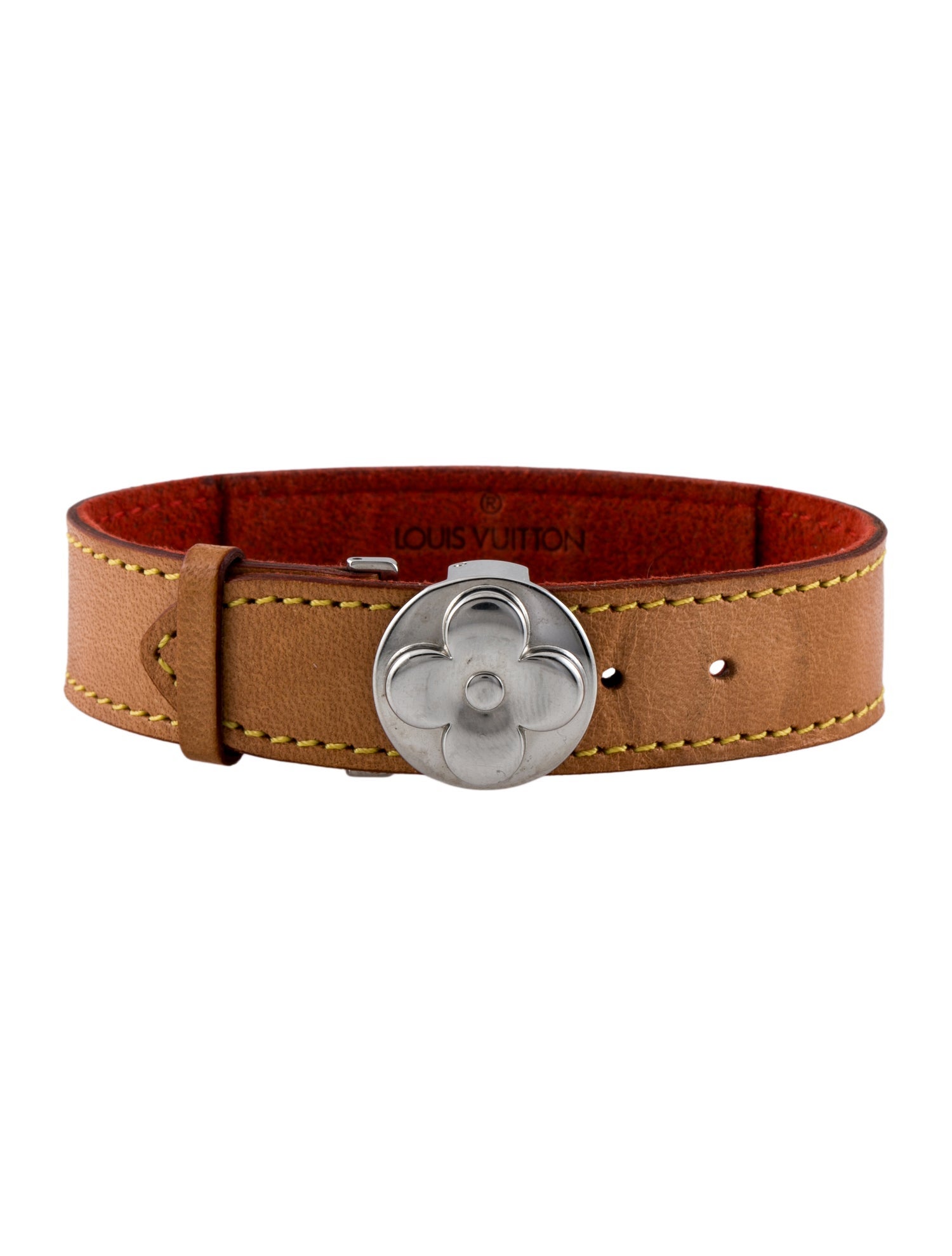 Louis Vuitton Leather Wish Monogram Bracelet