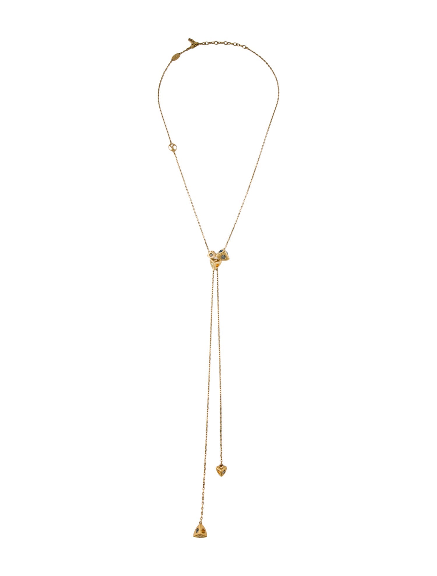 Louis Vuitton Crystal Trunkies Accumulation Pendant Necklace