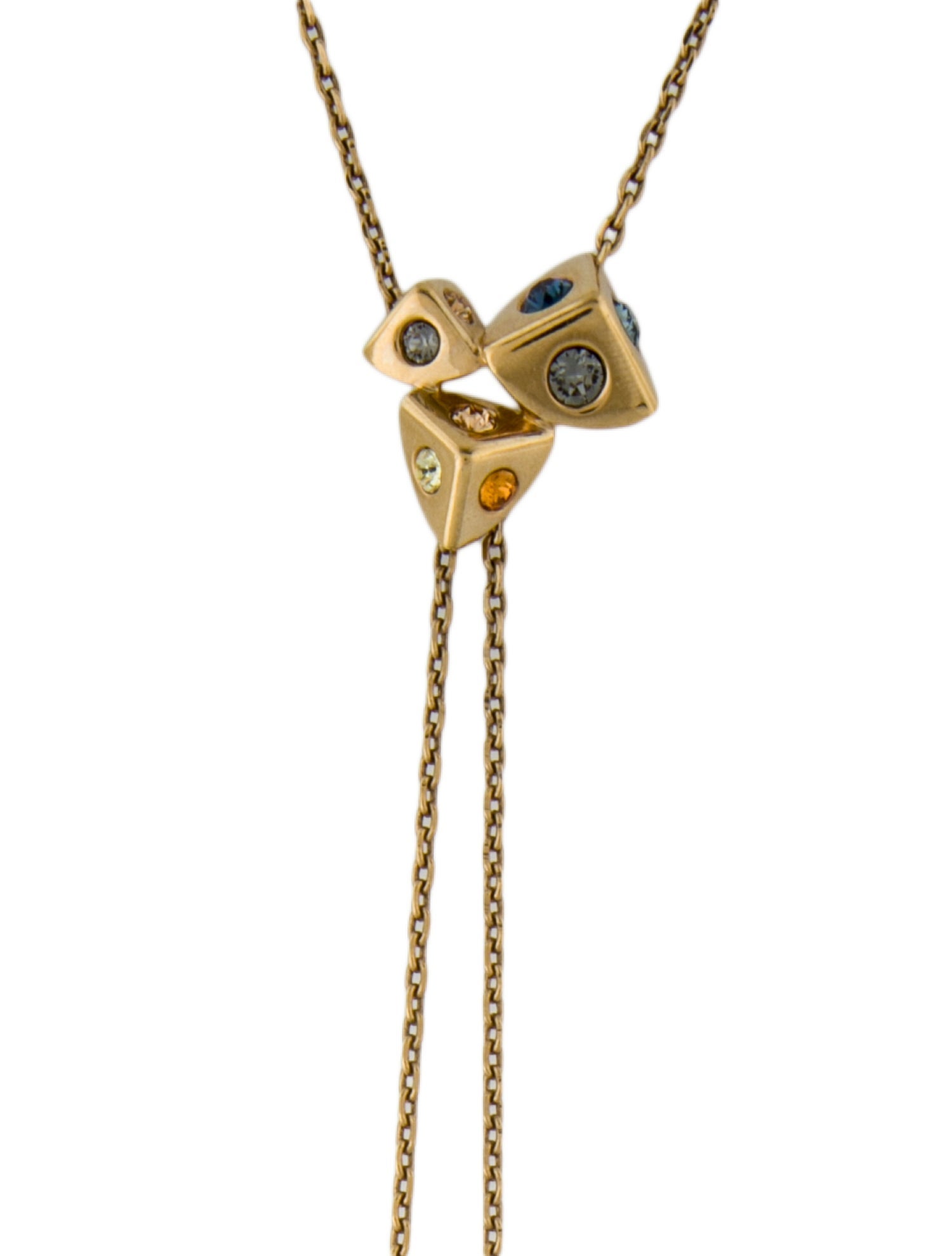 Louis Vuitton Crystal Trunkies Accumulation Pendant Necklace