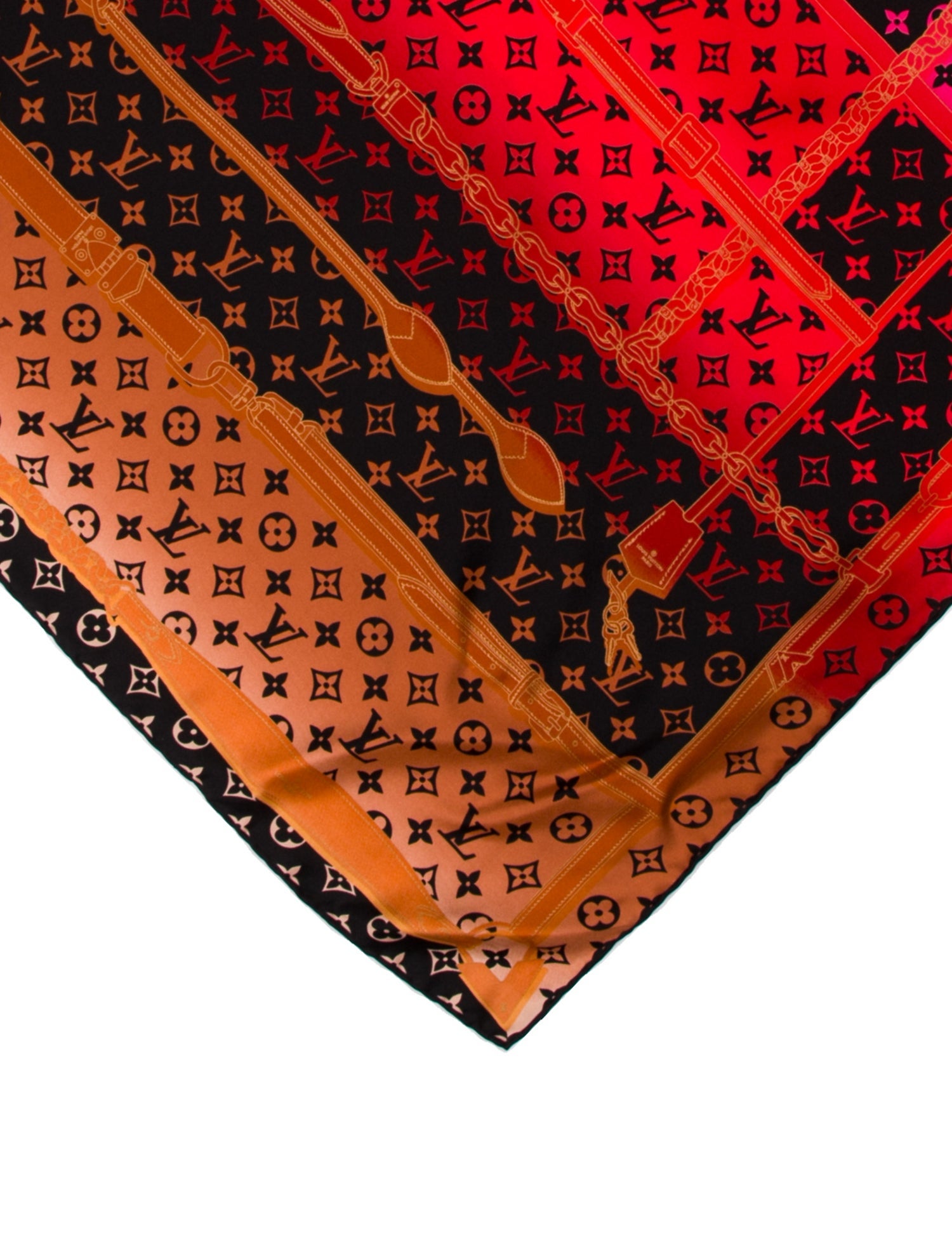 Louis Vuitton Rising Confidential Silk Scarf
