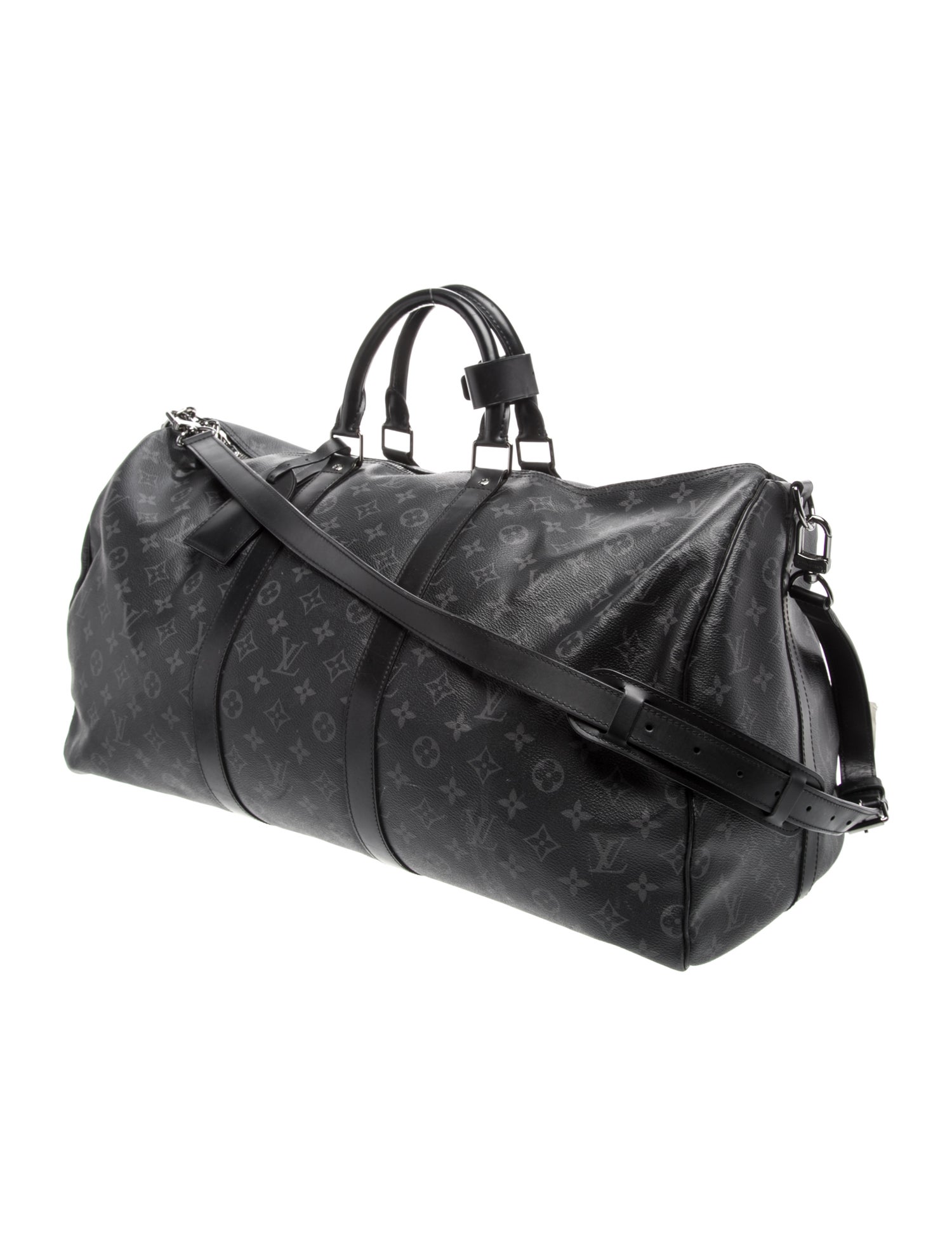 Louis Vuitton Monogram Eclipse Keepall Bandouliere 55