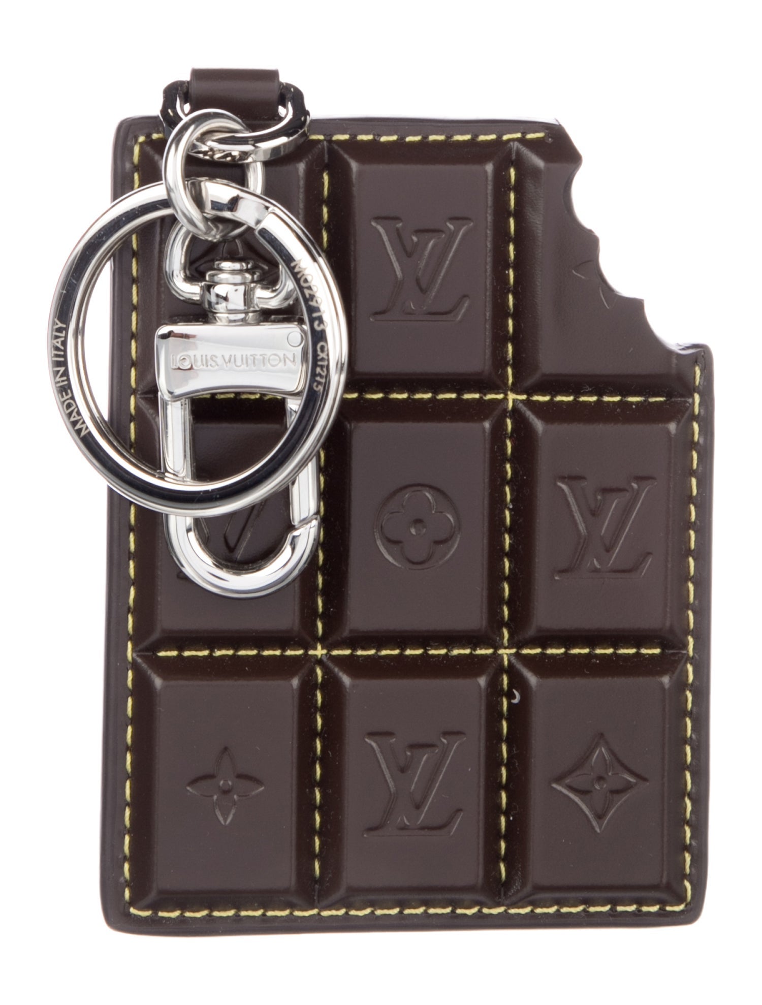 Louis Vuitton LV Chocolate Bar Key Holder and Bag Charm