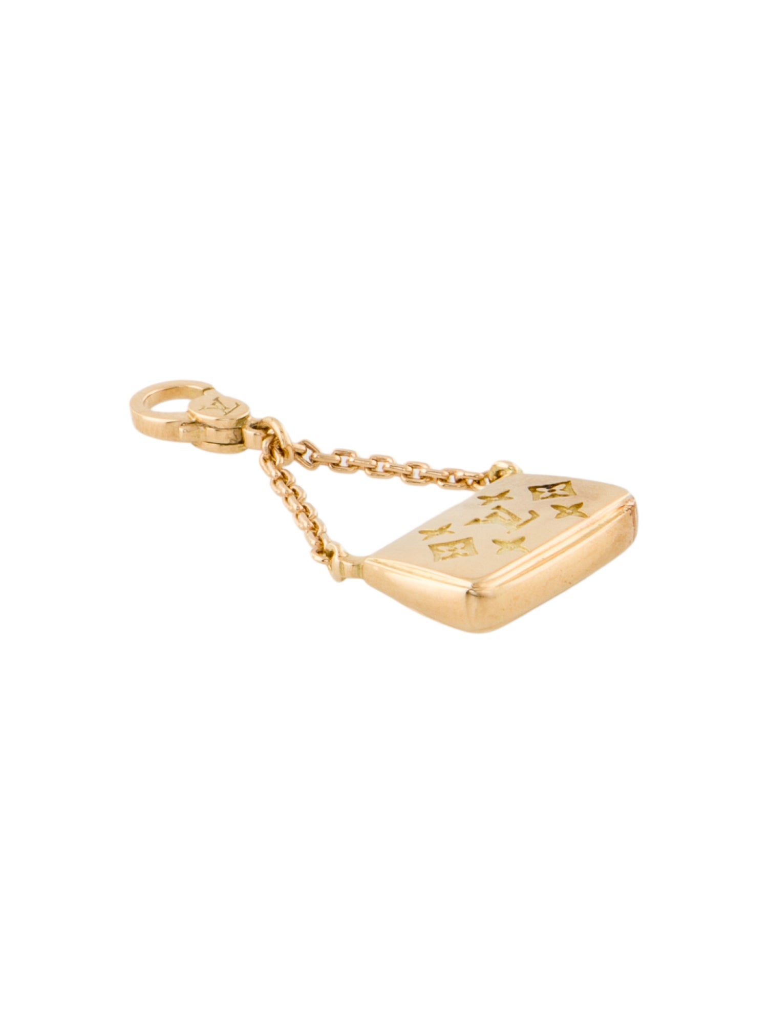 Louis Vuitton 18K Monogram Purse Charm