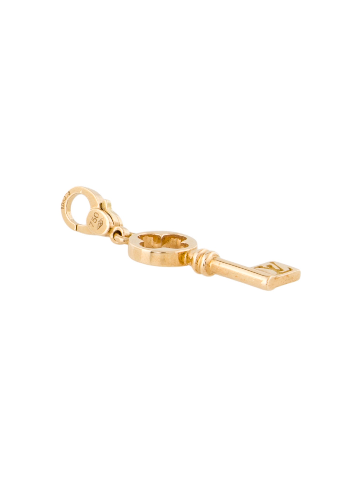 Louis Vuitton 18K Key Charm