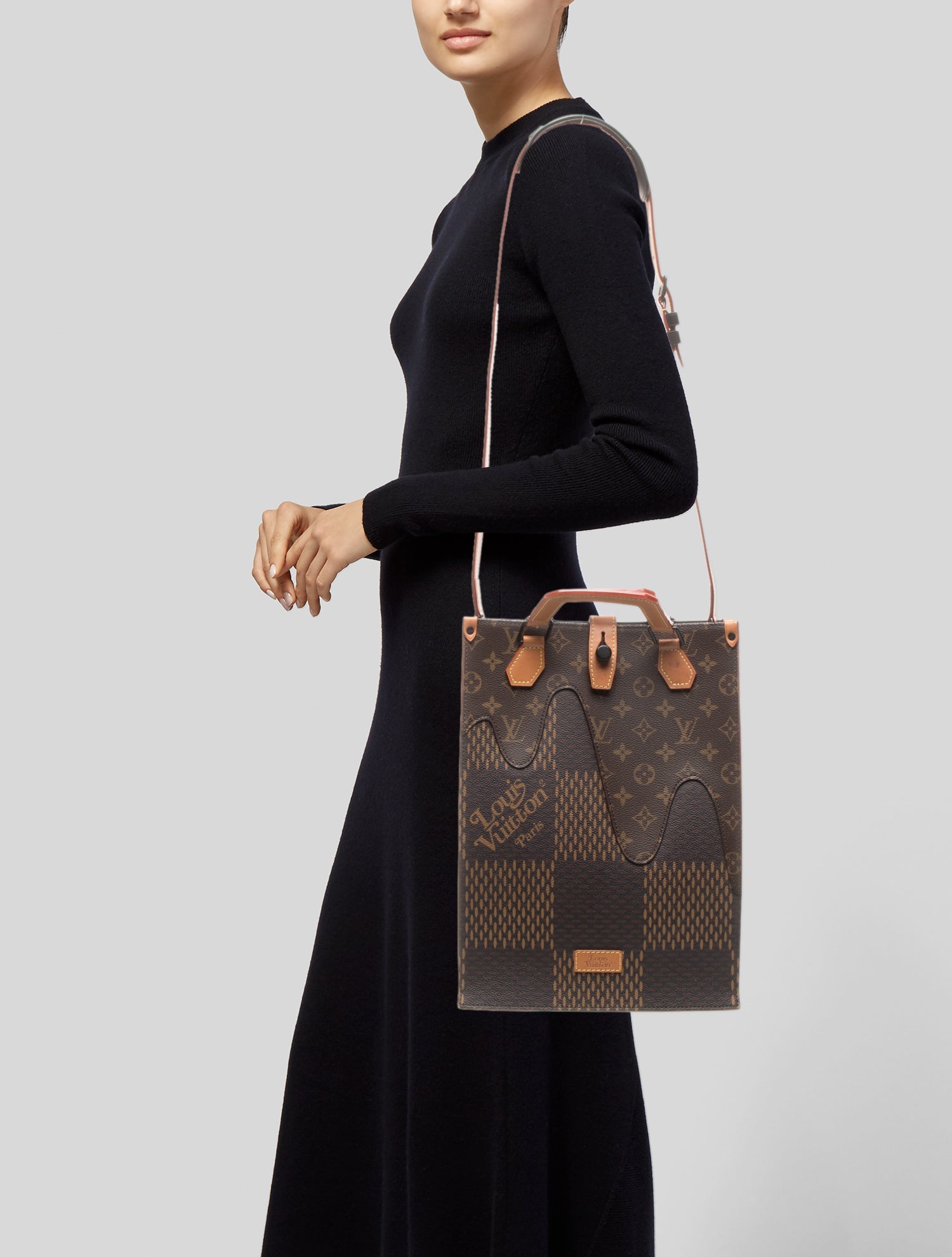 Louis Vuitton Damier Ebene Sac Plat Medium