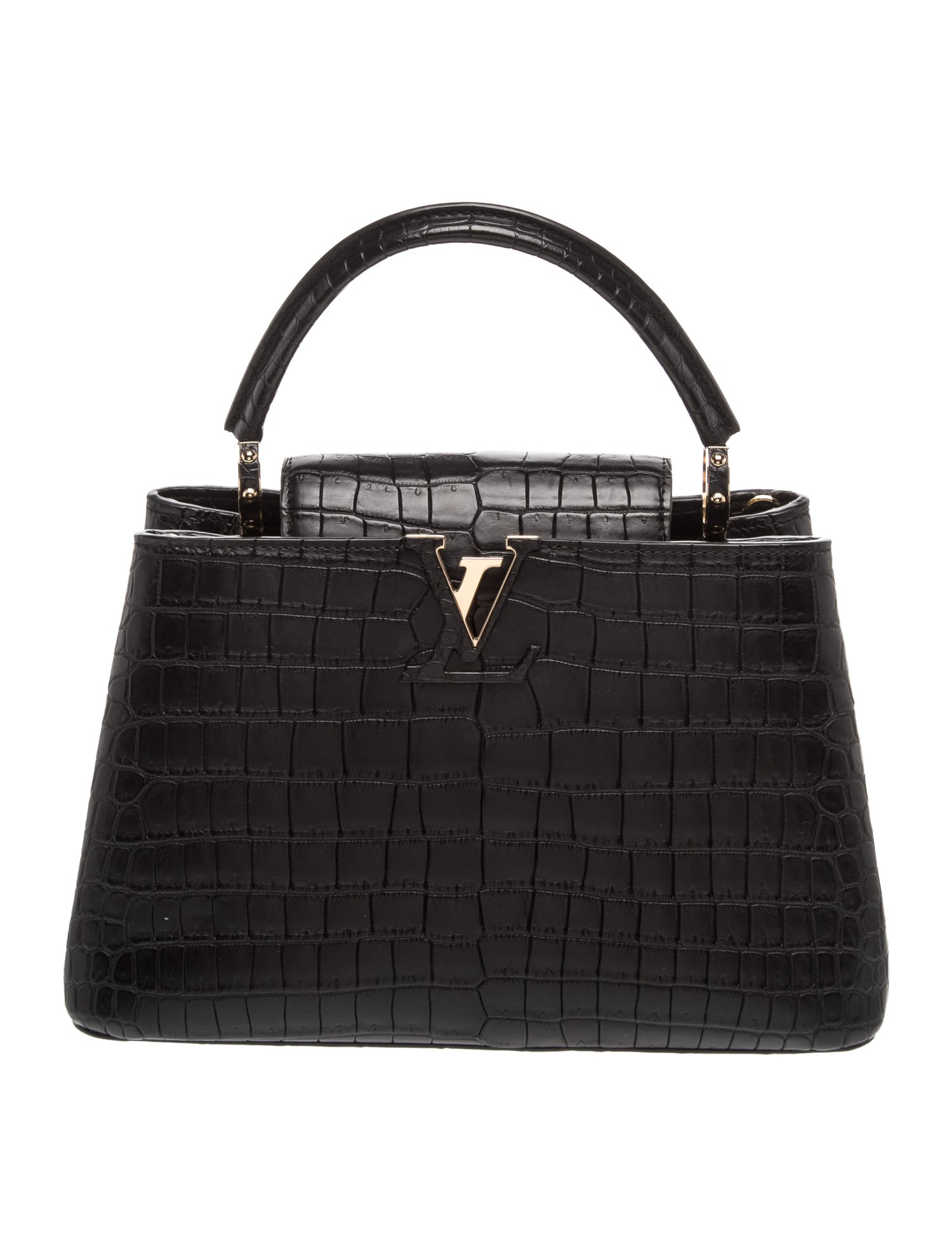 Louis Vuitton Crocodile Capucines MM