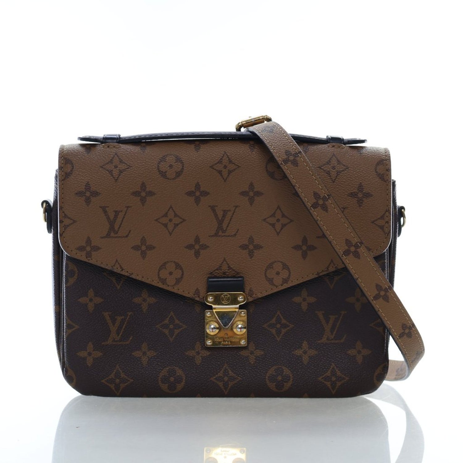 Louis Vuitton LV Monogram Pochette Metis Reverse