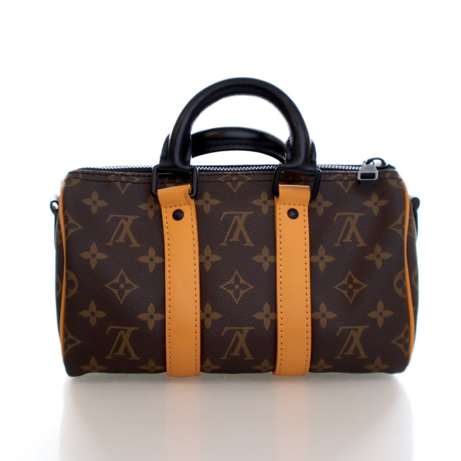 Louis Vuitton Coated Canvas Keepall Bandouliere 25