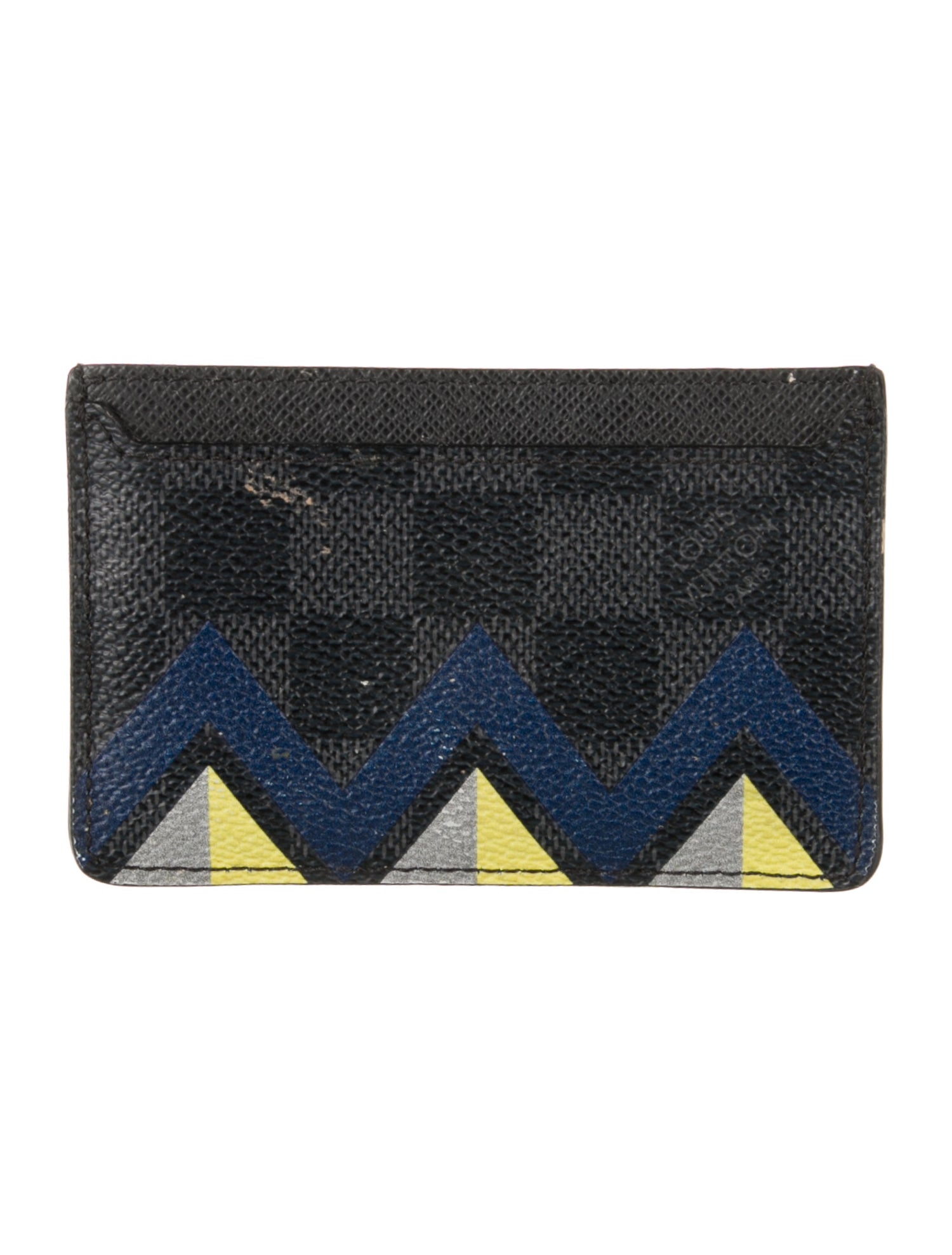 Louis Vuitton 2015 Damier Graphite Pattern Card Case