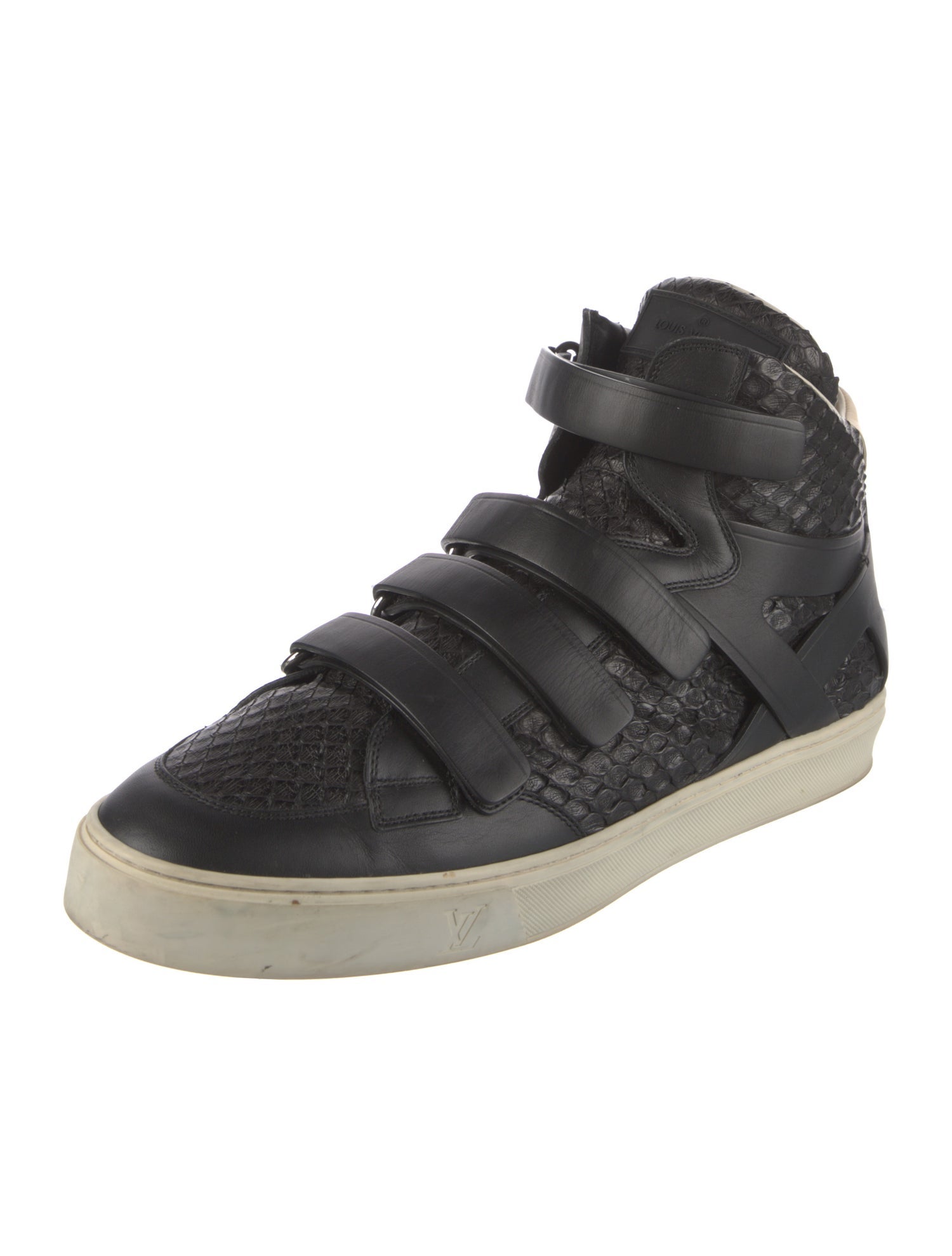 Louis Vuitton Embossed Leather Sneakers