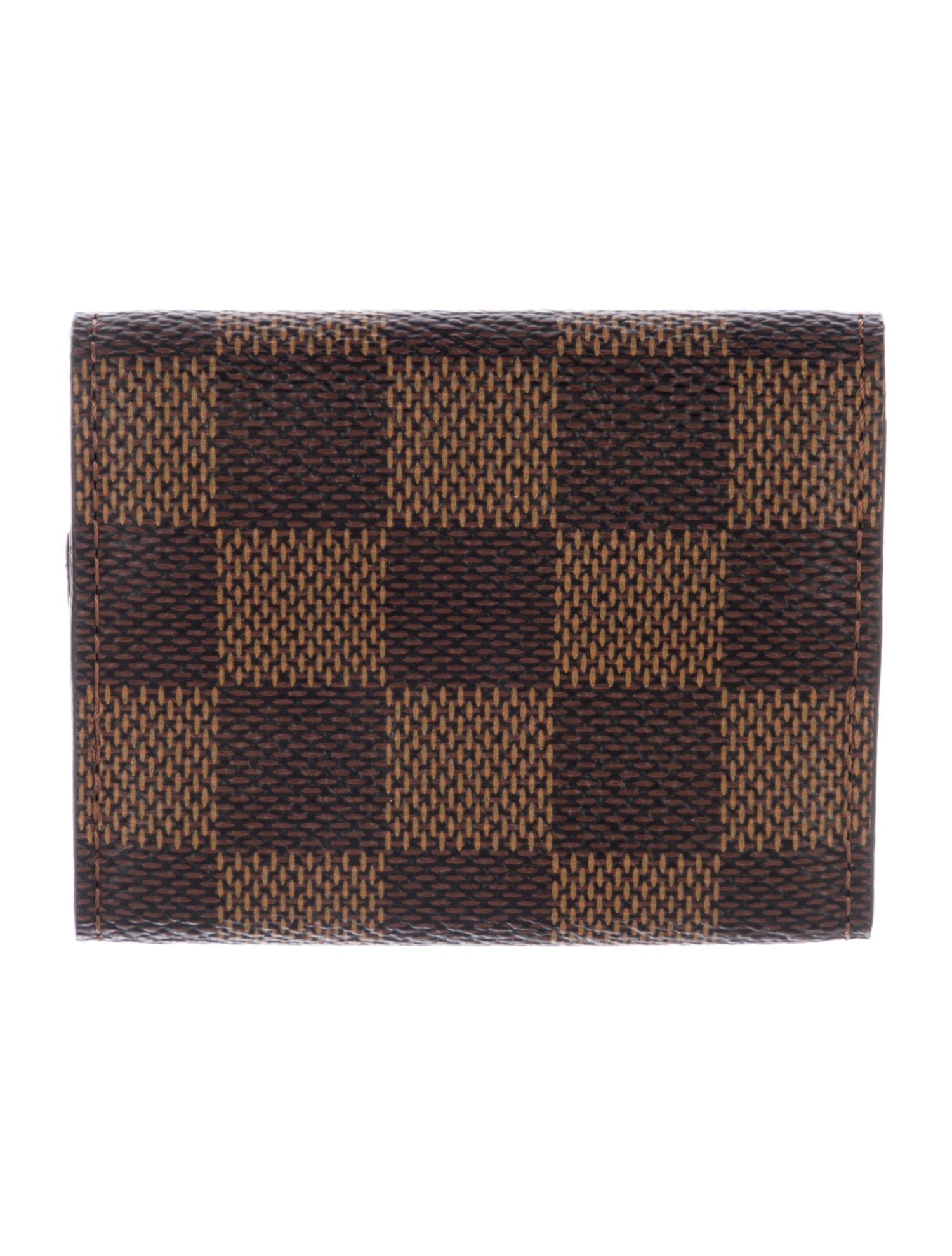 Louis Vuitton Damier Ebene Cufflinks Case