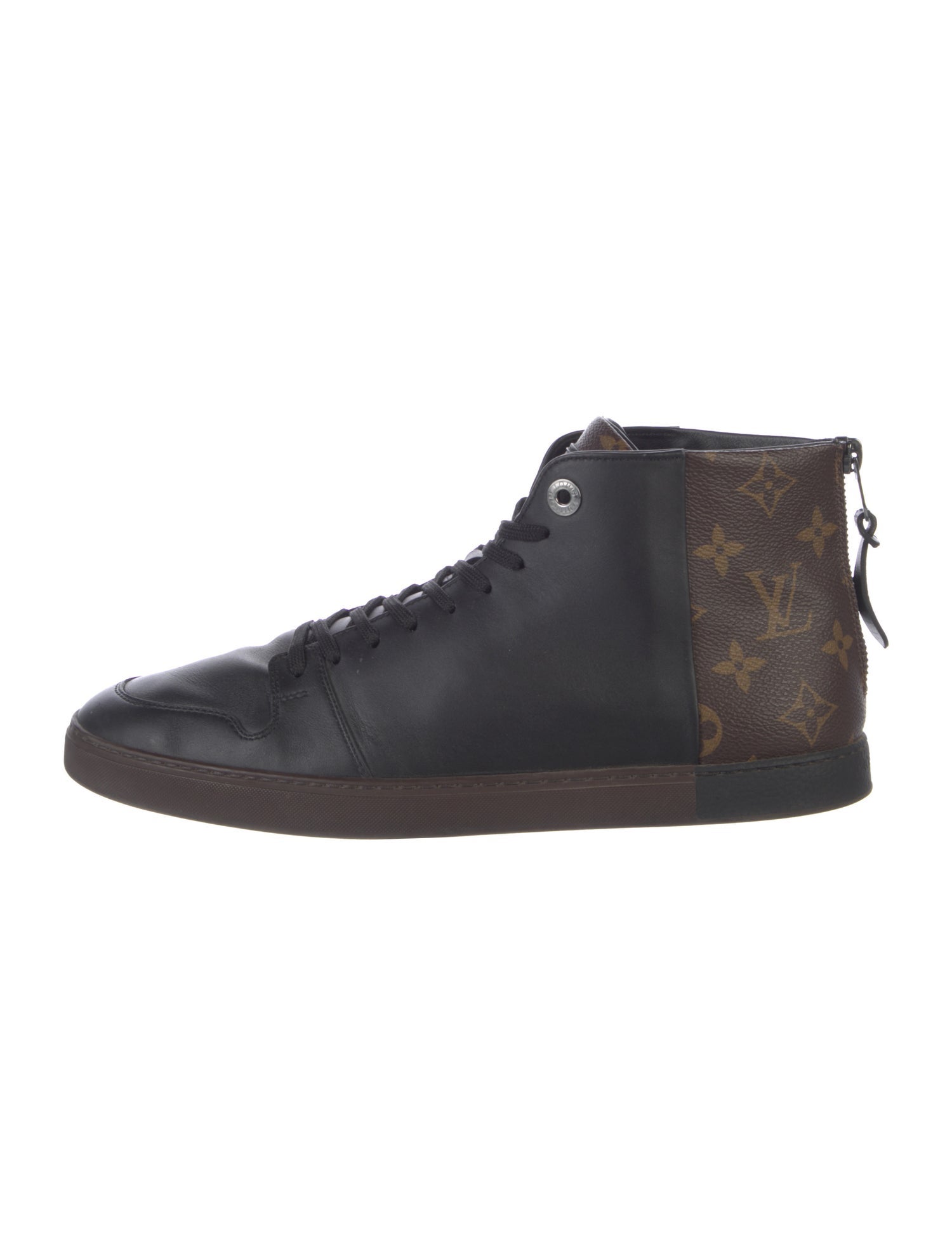 Louis Vuitton Monogram Pattern Leather Sneakers