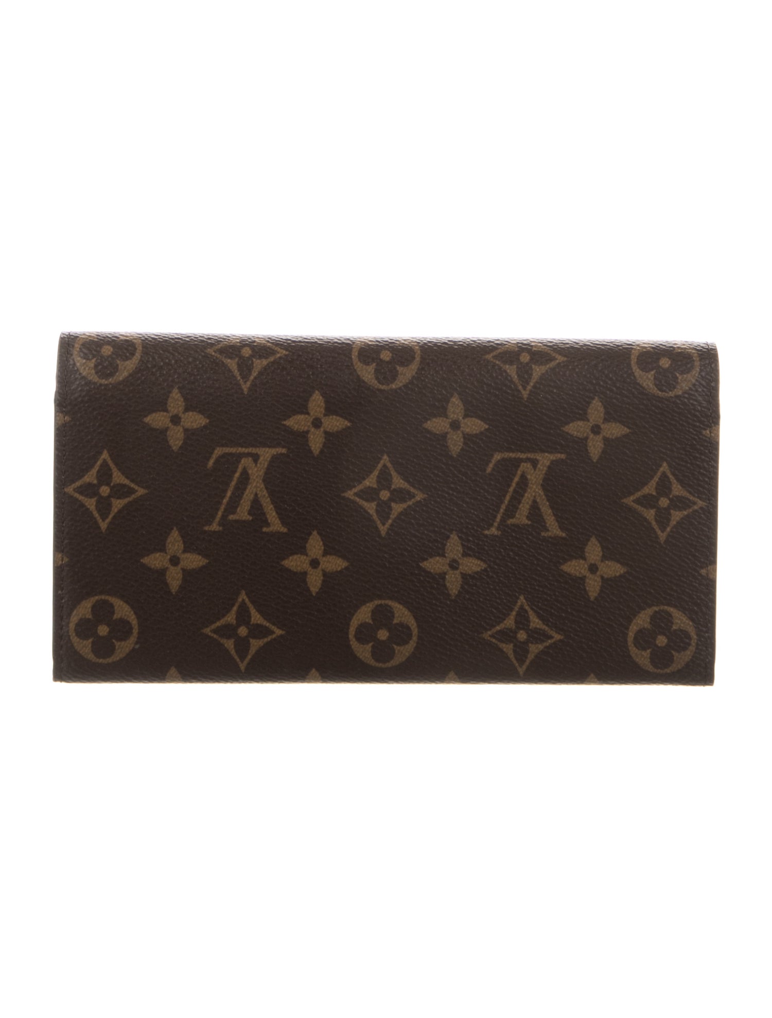 Louis Vuitton Monogram Pattern Coated Canvas Emilie Wallet