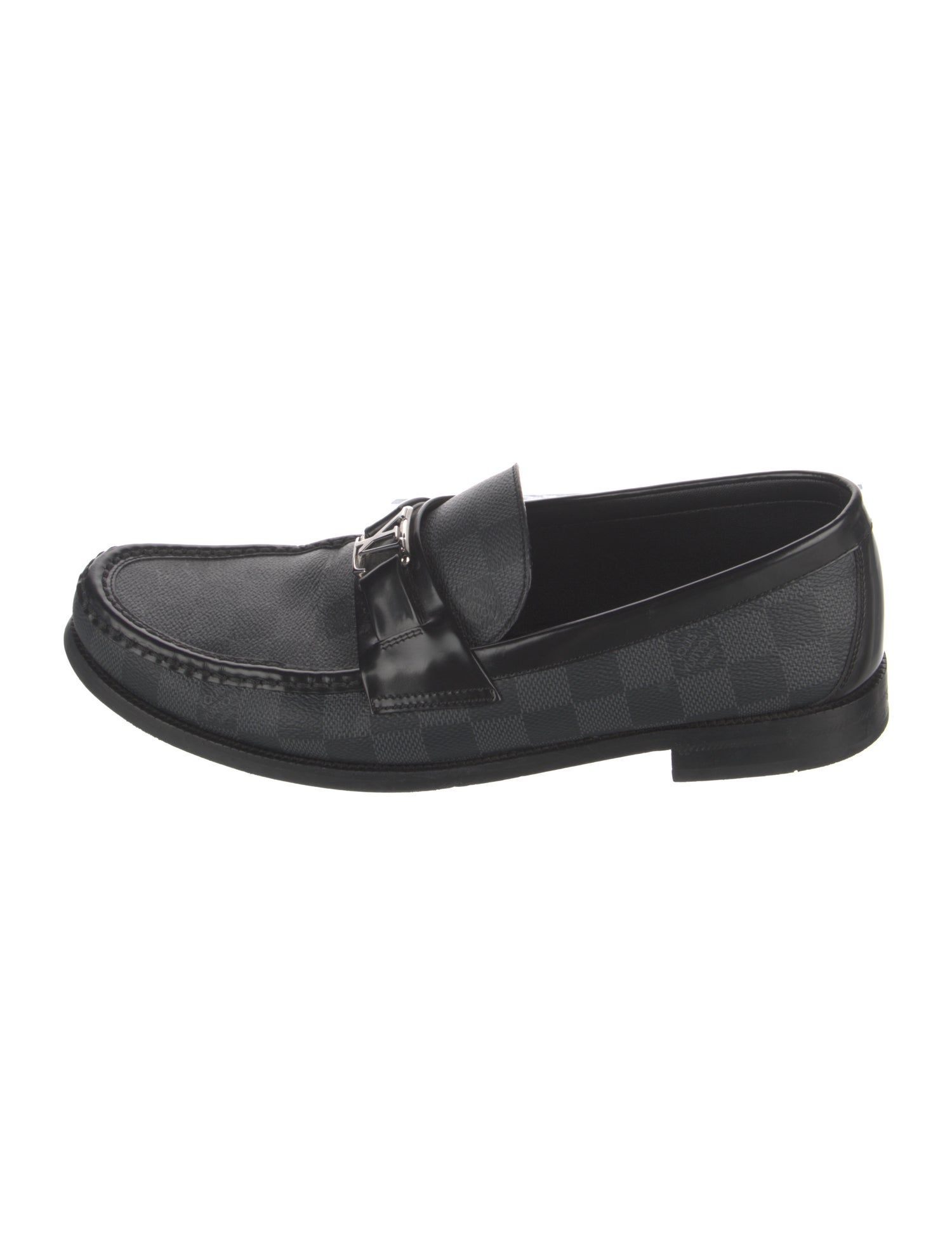 Louis Vuitton Damier Graphite Pattern Dress Loafers