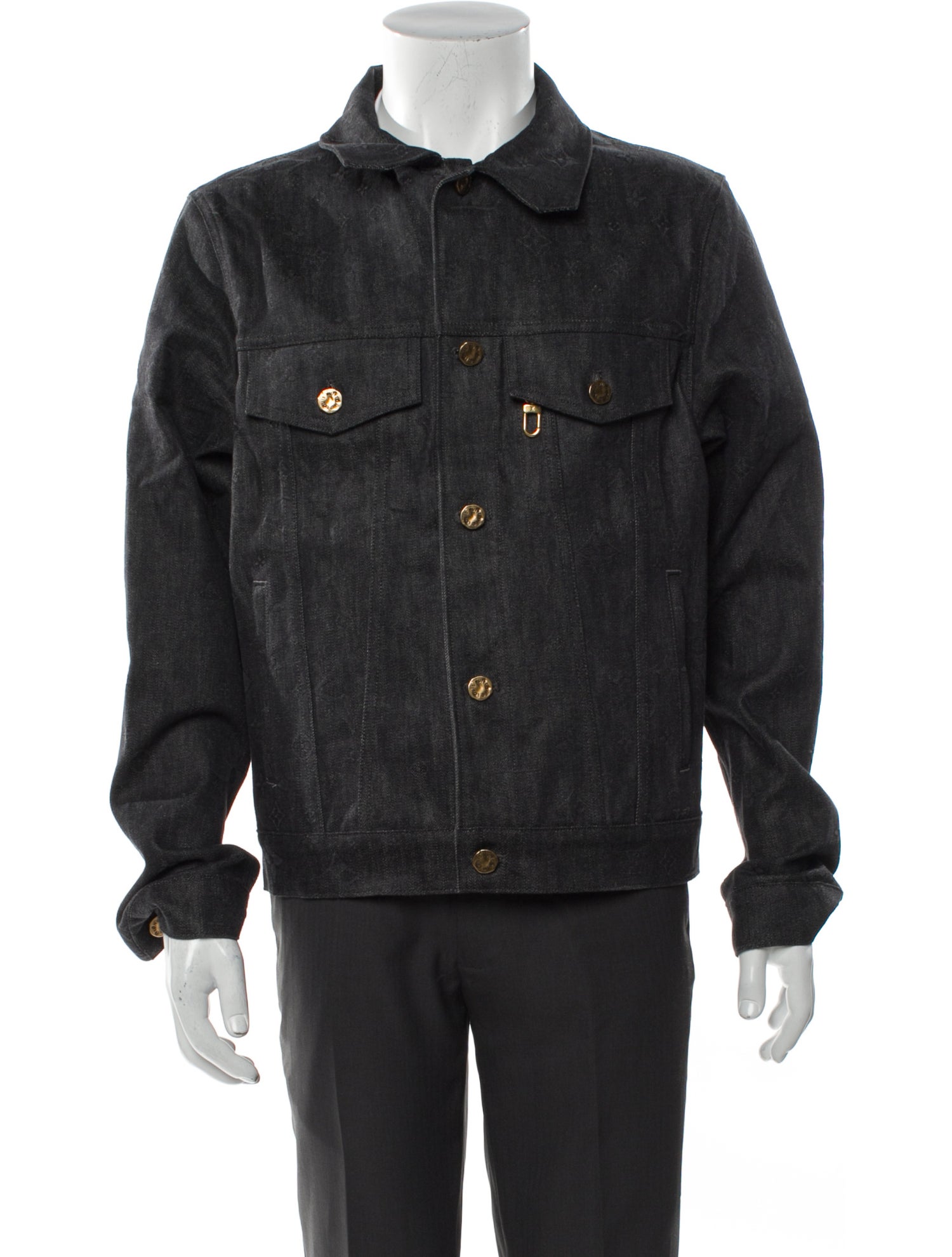 Louis Vuitton 2021 Monogram Pattern Trucker Jacket