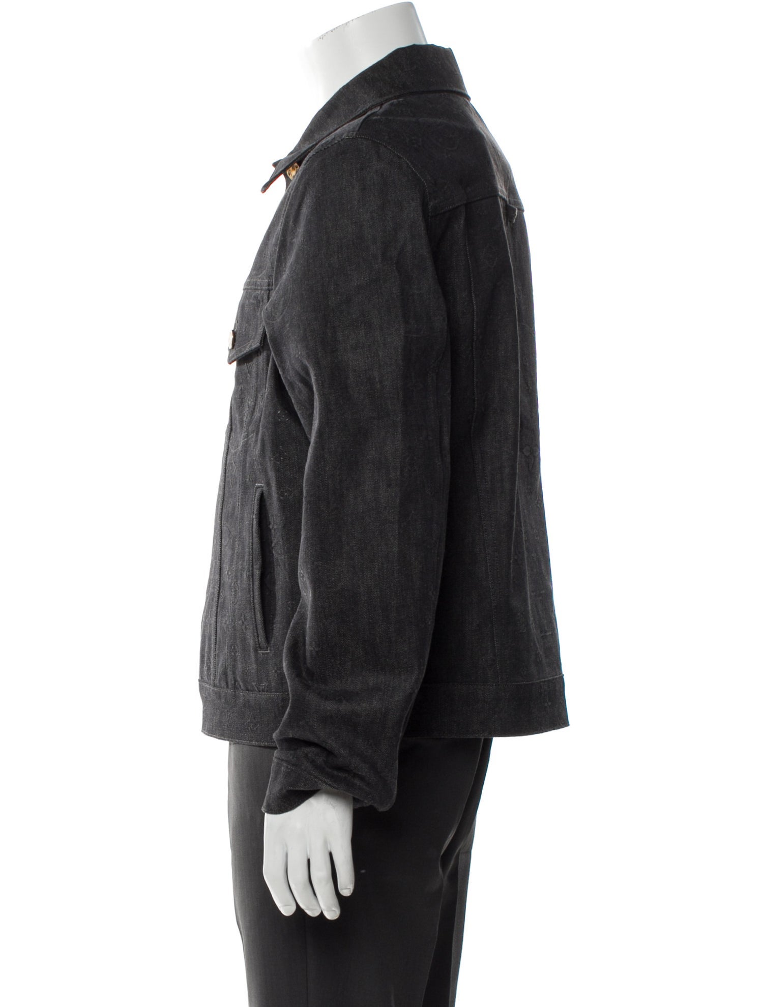 Louis Vuitton 2021 Monogram Pattern Trucker Jacket