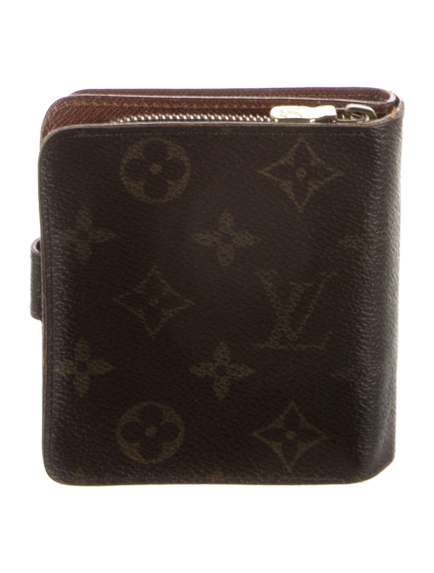 Louis Vuitton LV Monogram Coated Canvas Compact Zippé Wallet