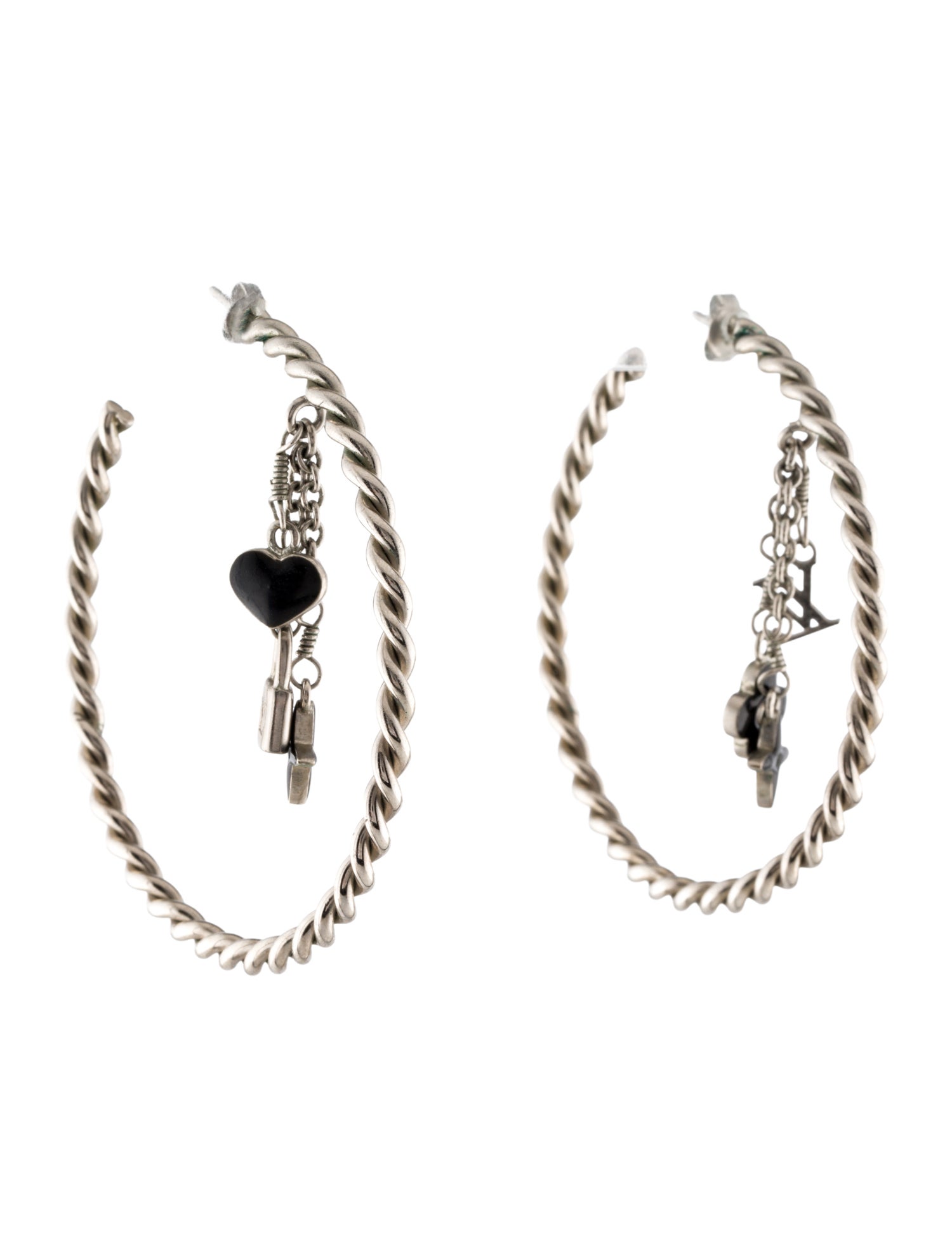 Louis Vuitton Sweet Monogram Creole Hoop Earrings