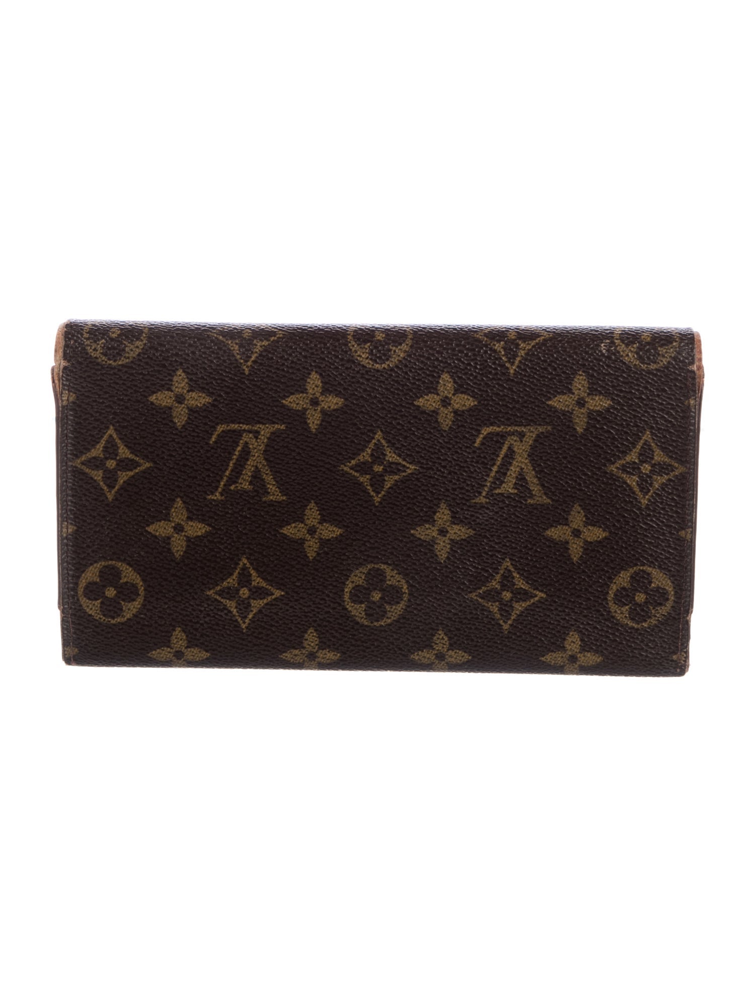 Louis Vuitton LV Monogram Coated Canvas International Wallet