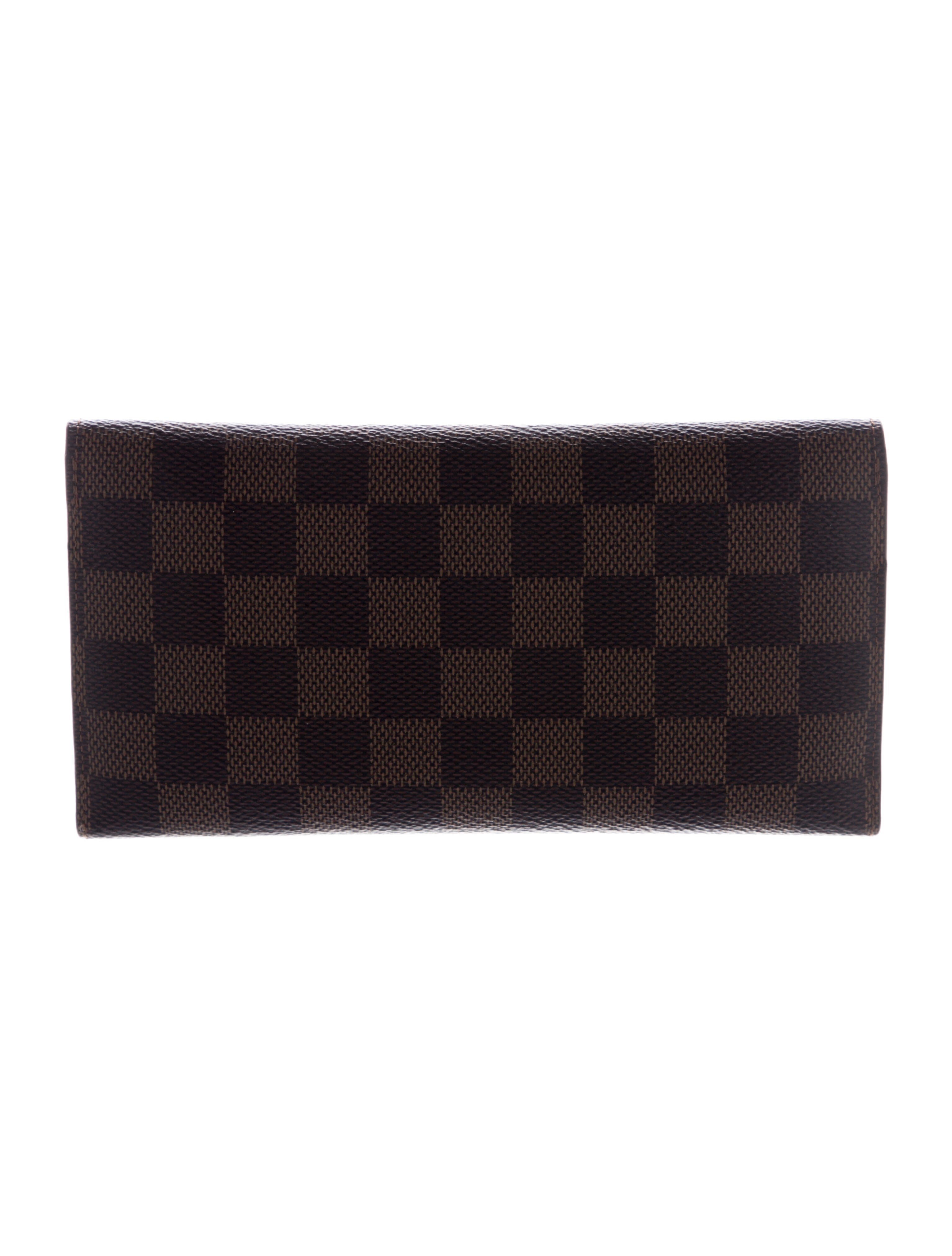 Louis Vuitton 2018 Damier Ebene Pattern Wallet