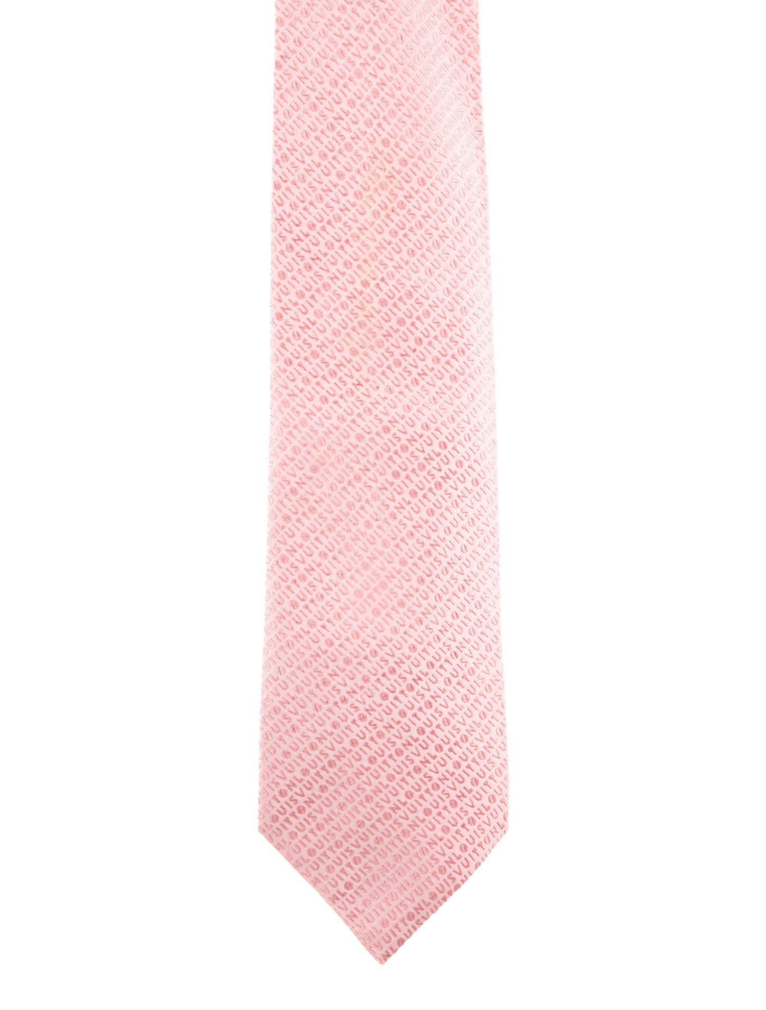 Louis Vuitton Pattern Print Silk Tie