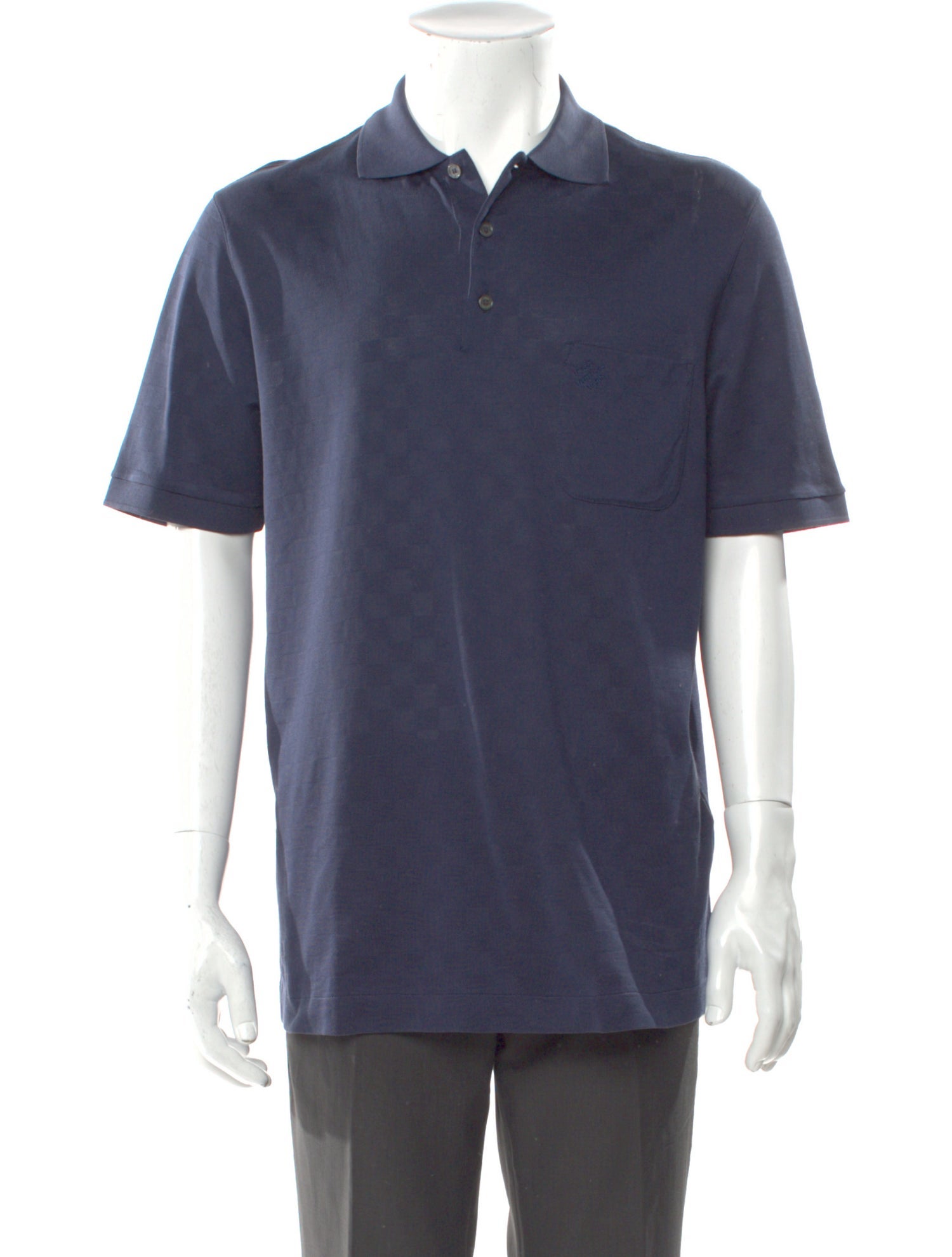 Louis Vuitton 2015 Damier Infini Polo Shirt w/ Tags