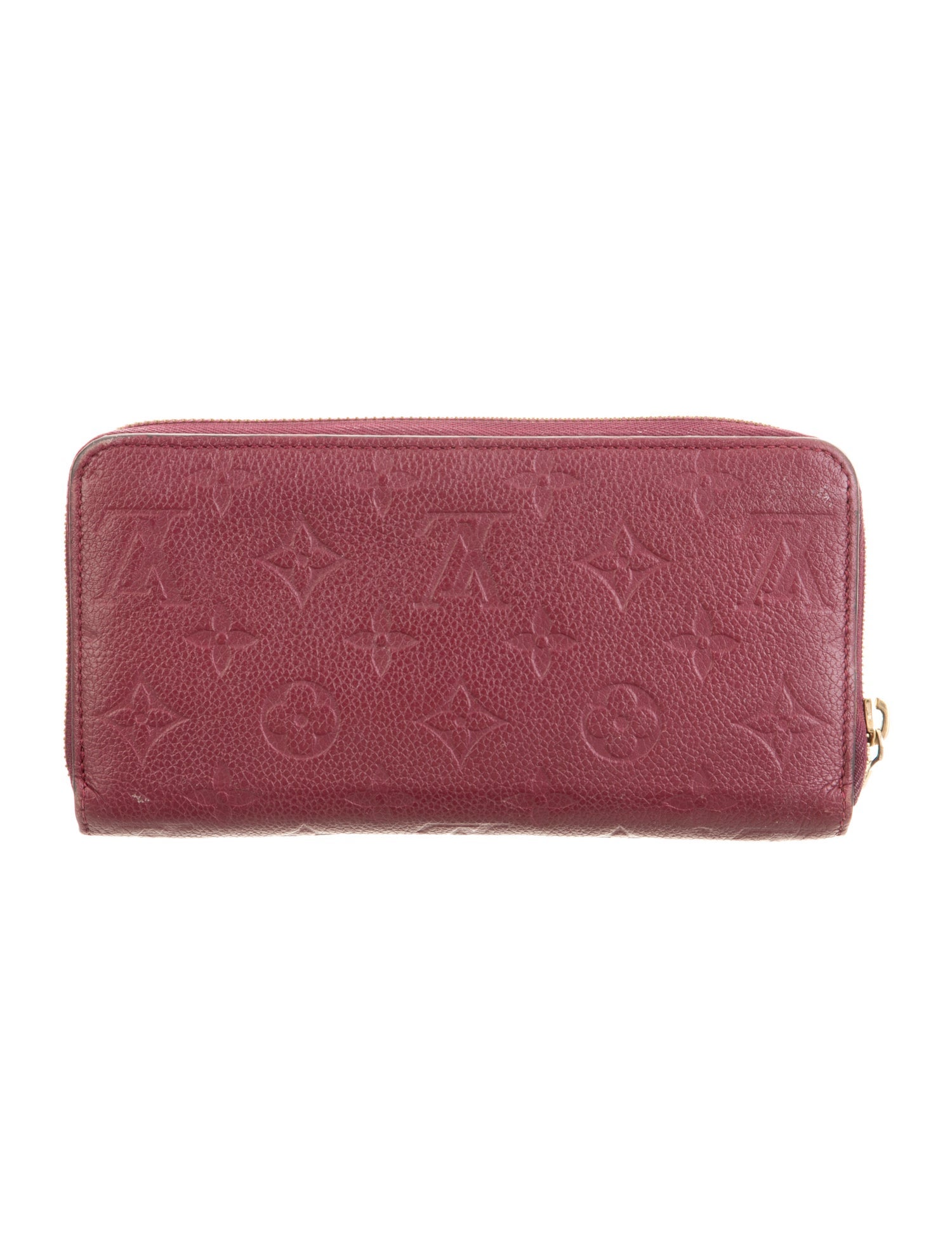 Louis Vuitton Monogram Pattern Empreinte Leather Zippy Wallet