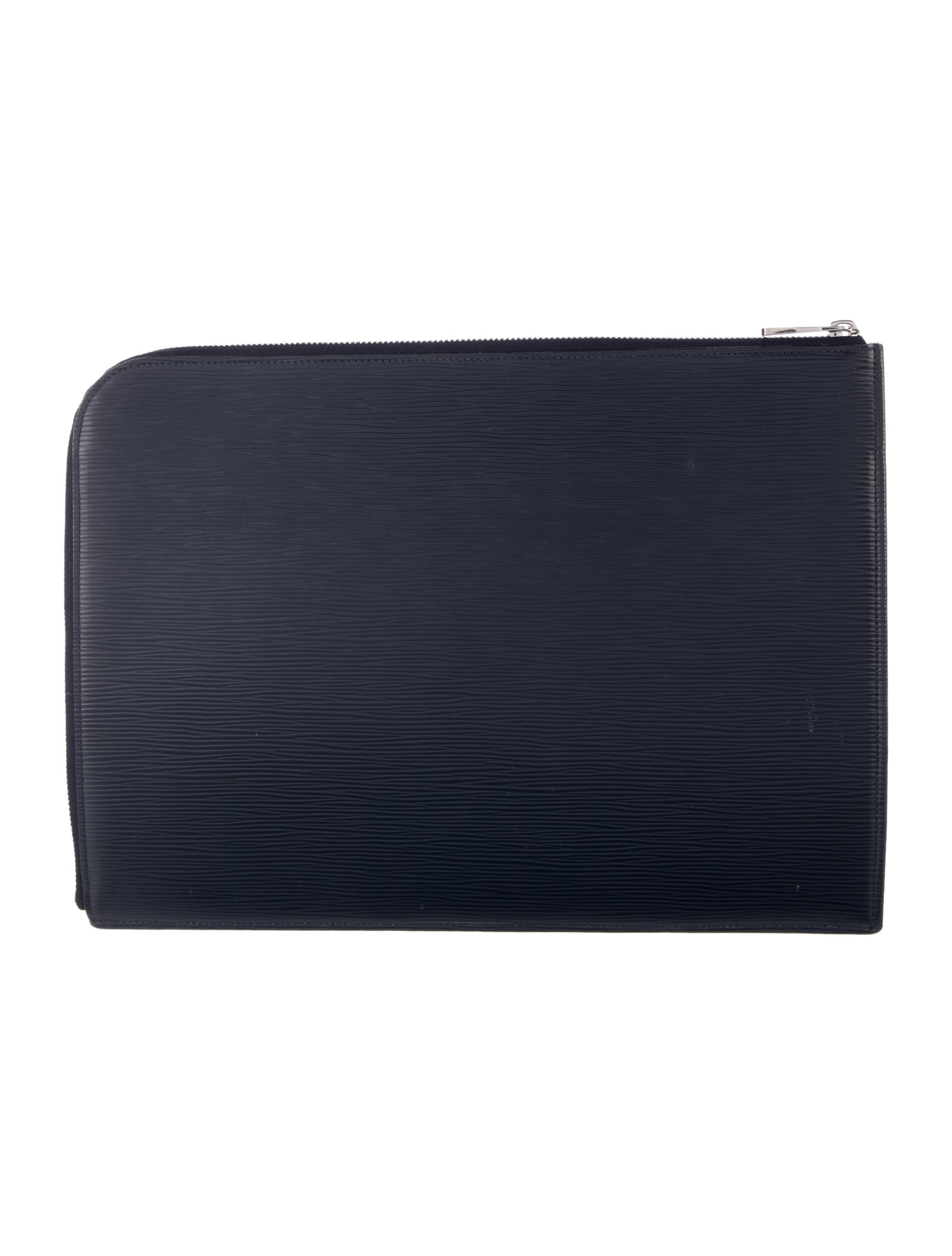 Louis Vuitton Leather Textured Laptop Case