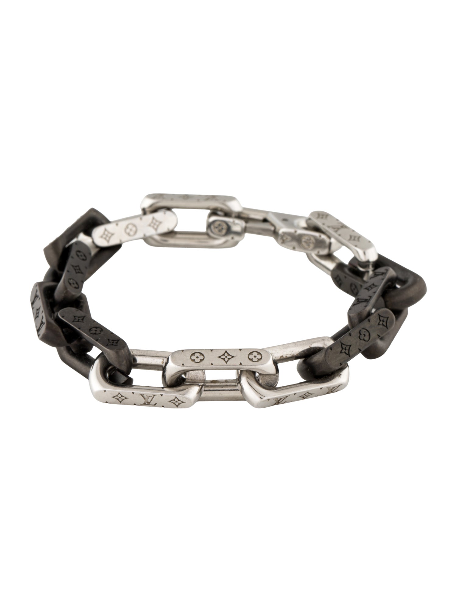 Louis Vuitton Monogram Chain Link Bracelet