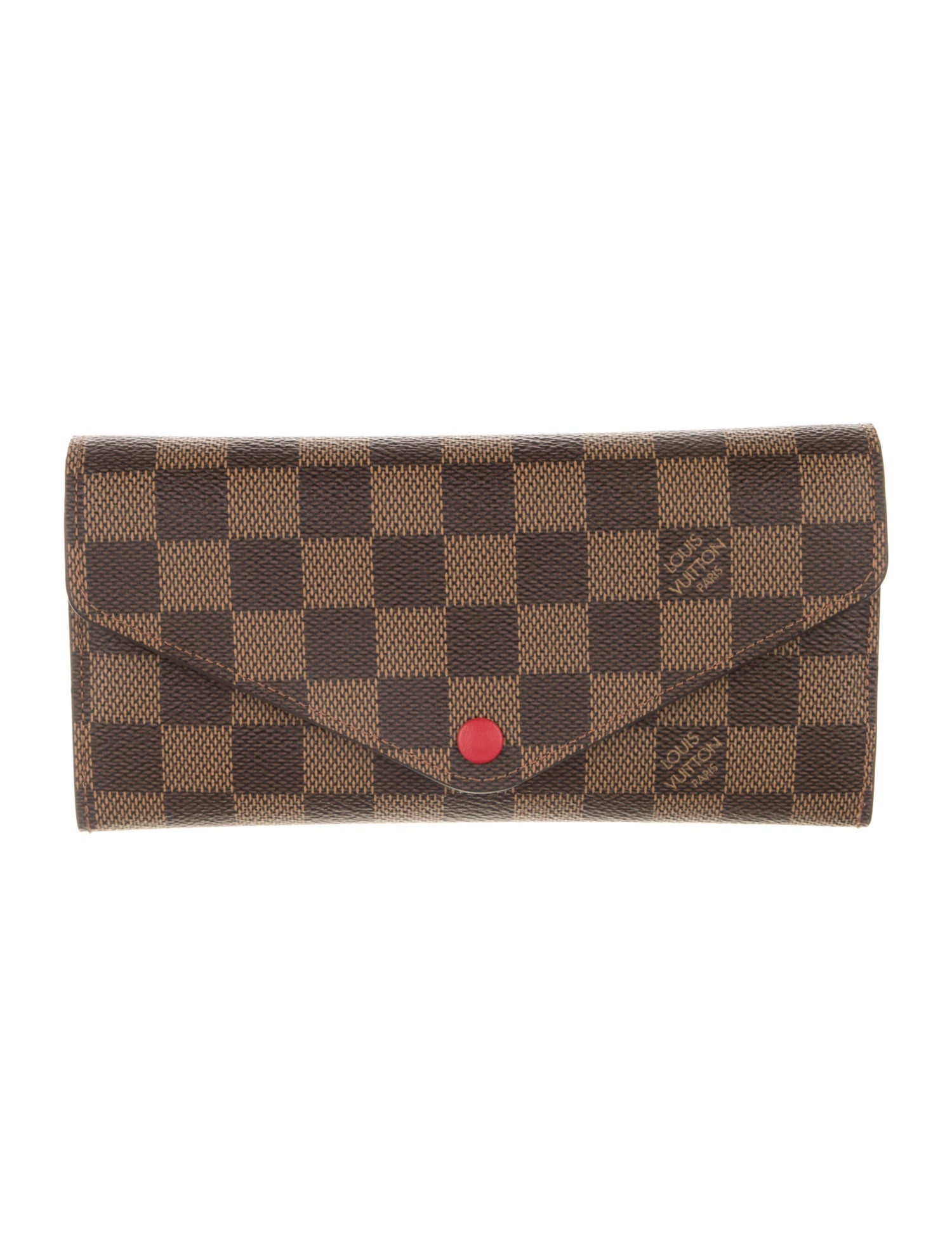 Louis Vuitton 2017 Damier Ebene Pattern Wallet