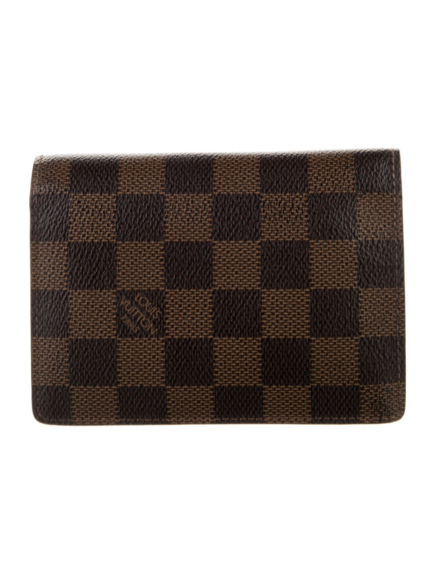 Louis Vuitton Damier Ebene Pattern Coated Canvas Pocket Organizer