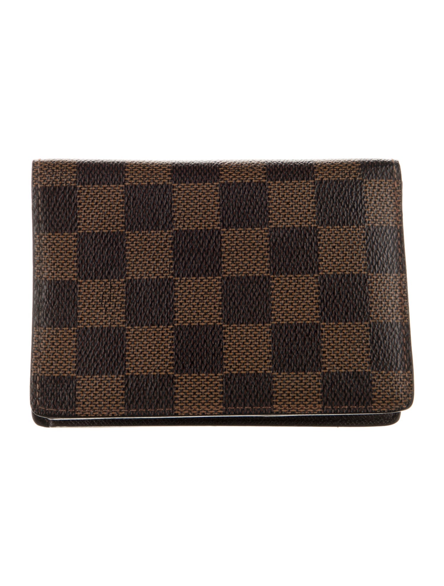 Louis Vuitton Damier Ebene Pattern Coated Canvas Pocket Organizer
