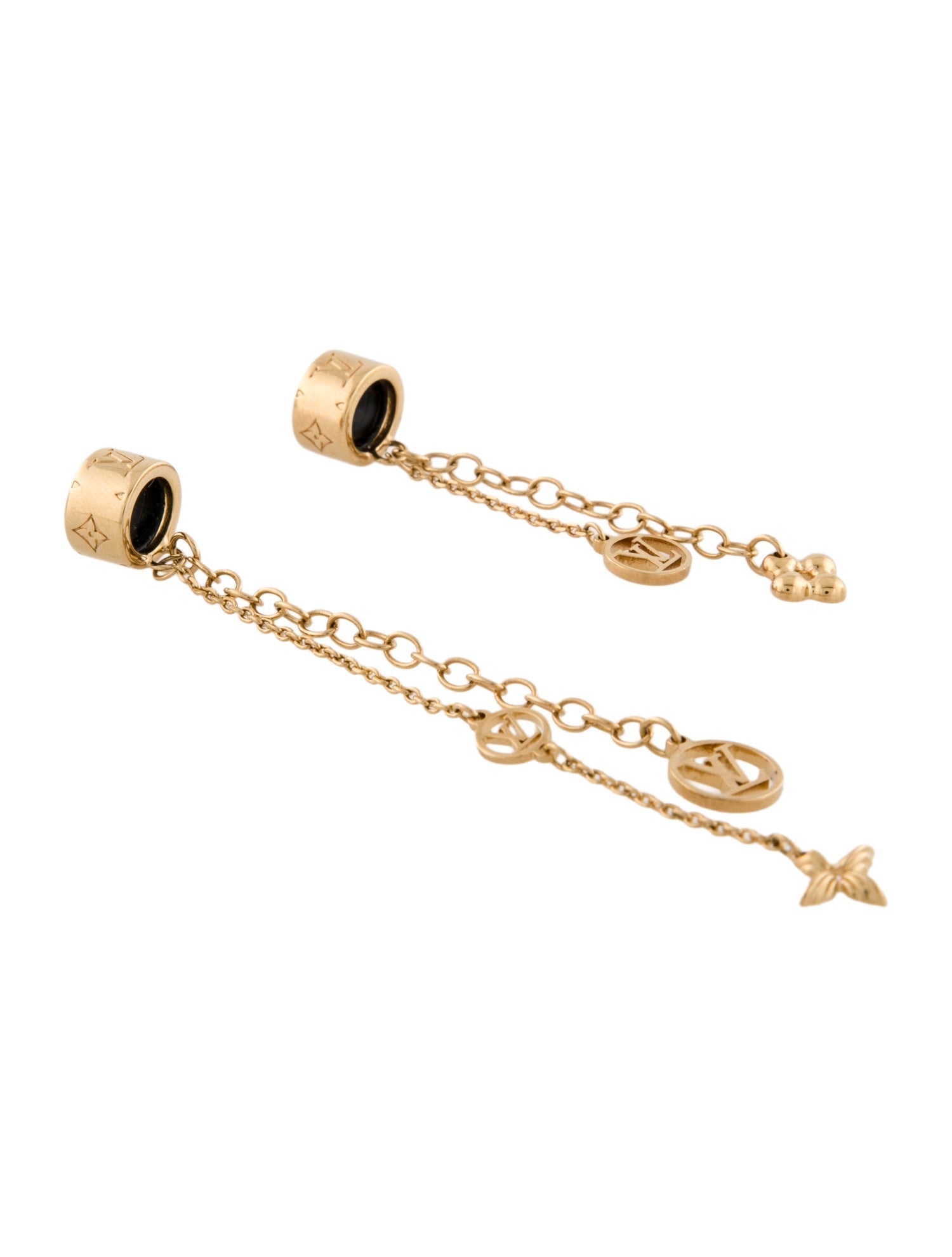Louis Vuitton Nanogram Earphone Charms w/ Tags