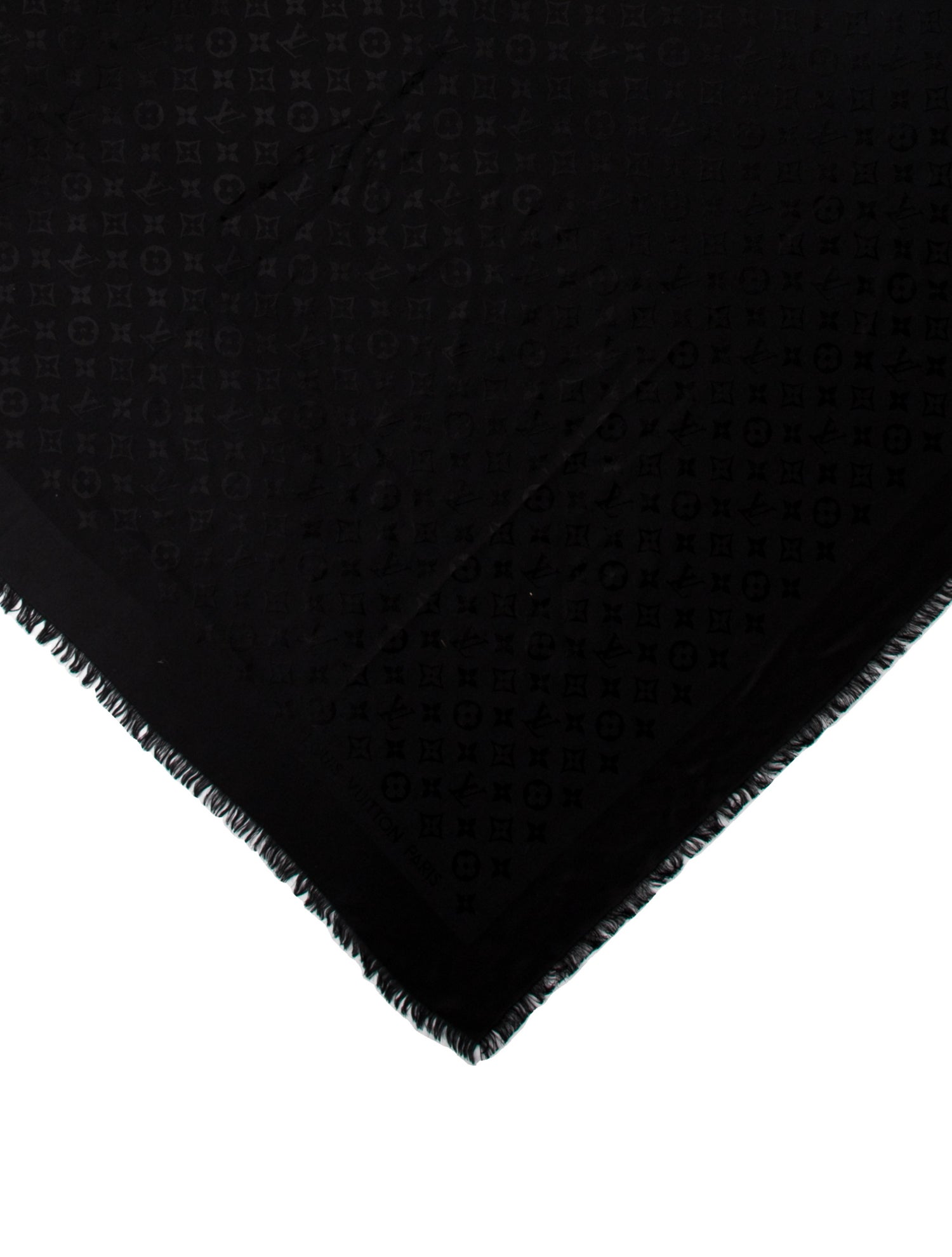 Louis Vuitton Silk Monogram Pattern Shawl