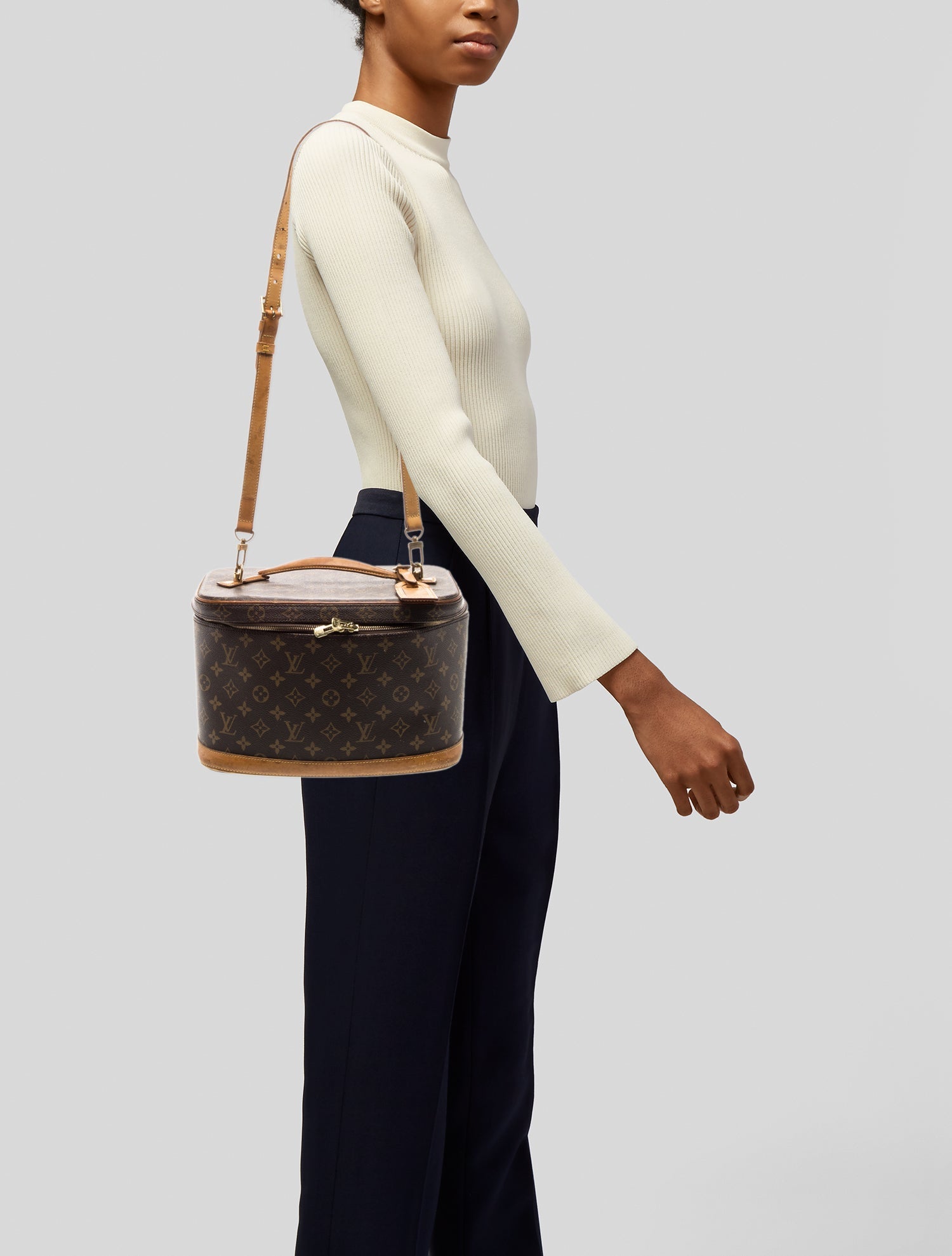 Louis Vuitton LV Monogram Nice Vanity Case Vintage