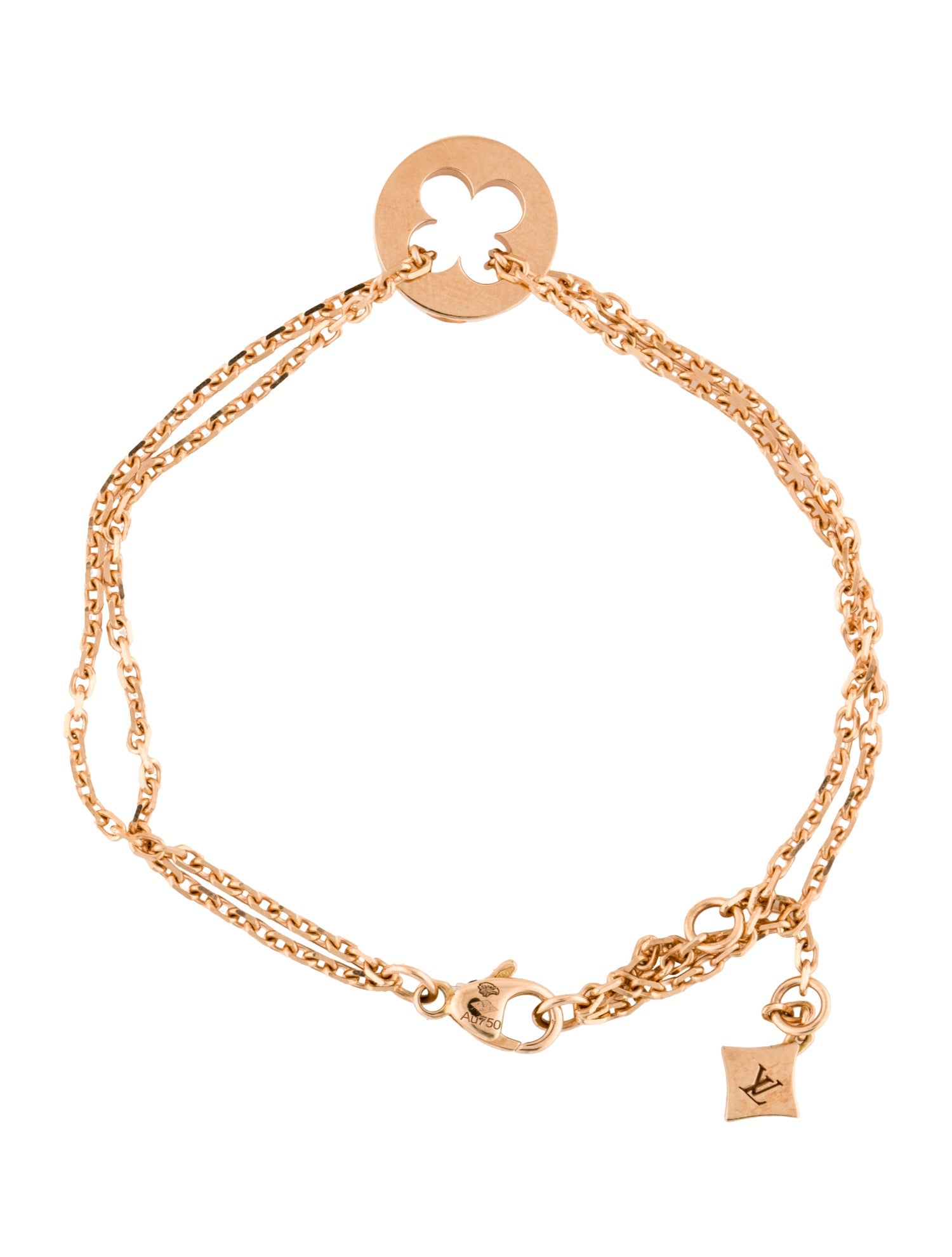 Louis Vuitton 18K Empreinte Chain Bracelet