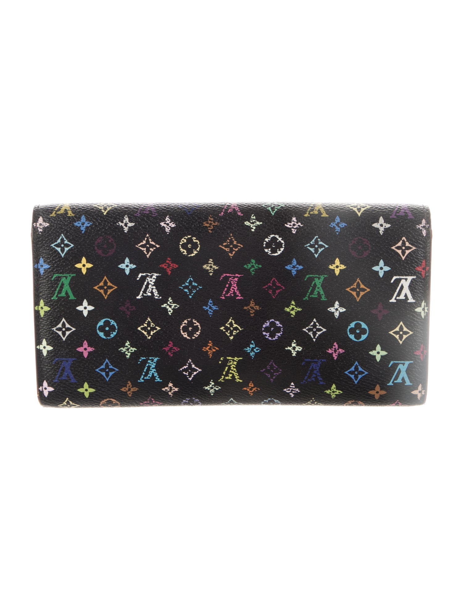 Louis Vuitton Multicolore Monogram Pattern Coated Canvas Sarah Wallet