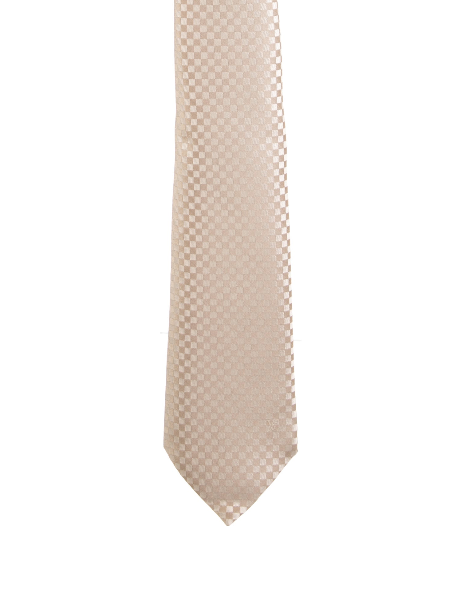 Louis Vuitton Silk Pattern Print Tie