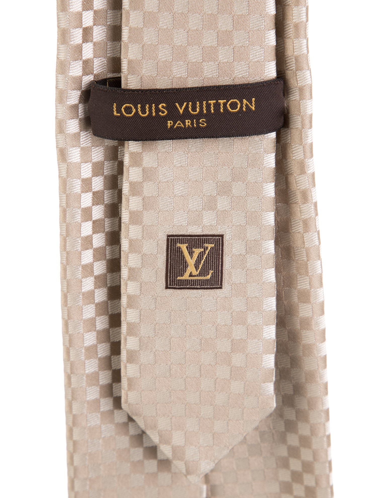 Louis Vuitton Silk Pattern Print Tie