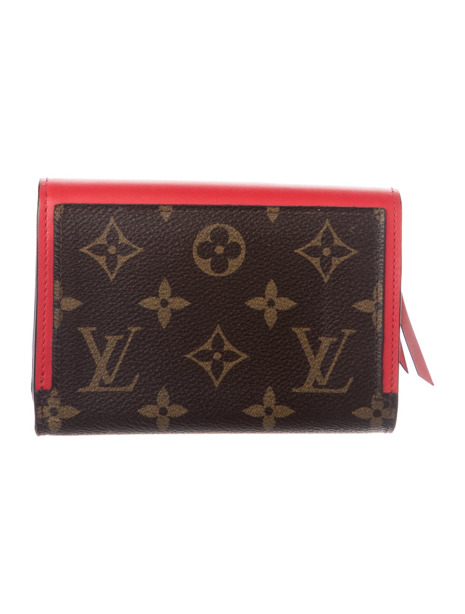 Louis Vuitton LV Monogram Coated Canvas Flore Compact Wallet