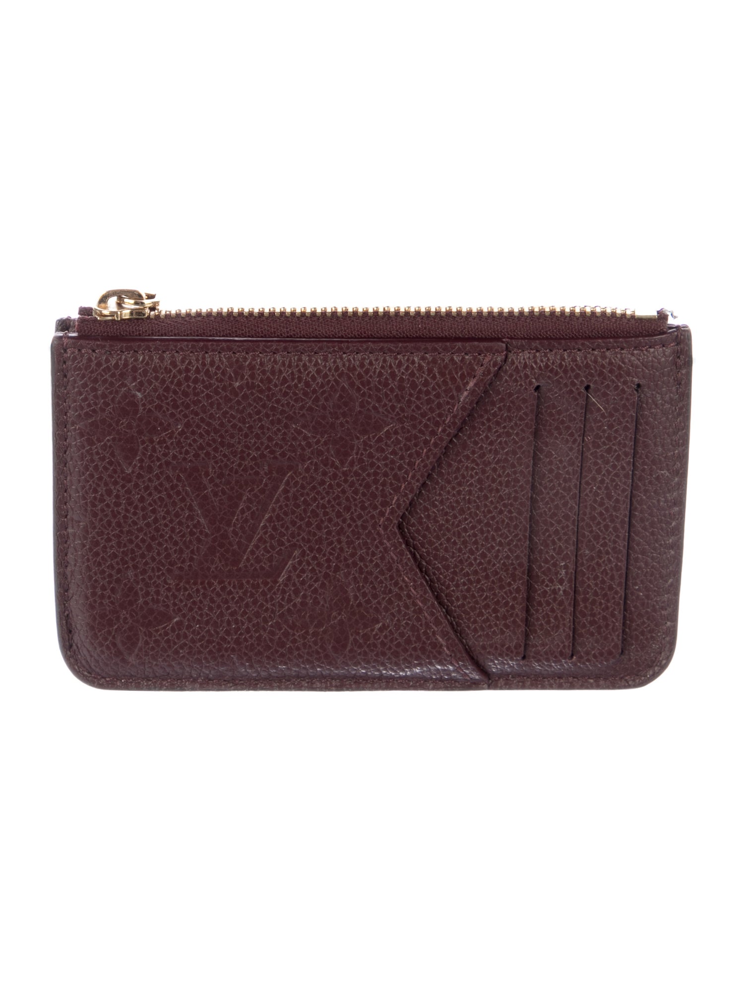 Louis Vuitton LV Monogram Empreinte Leather Zoé Wallet