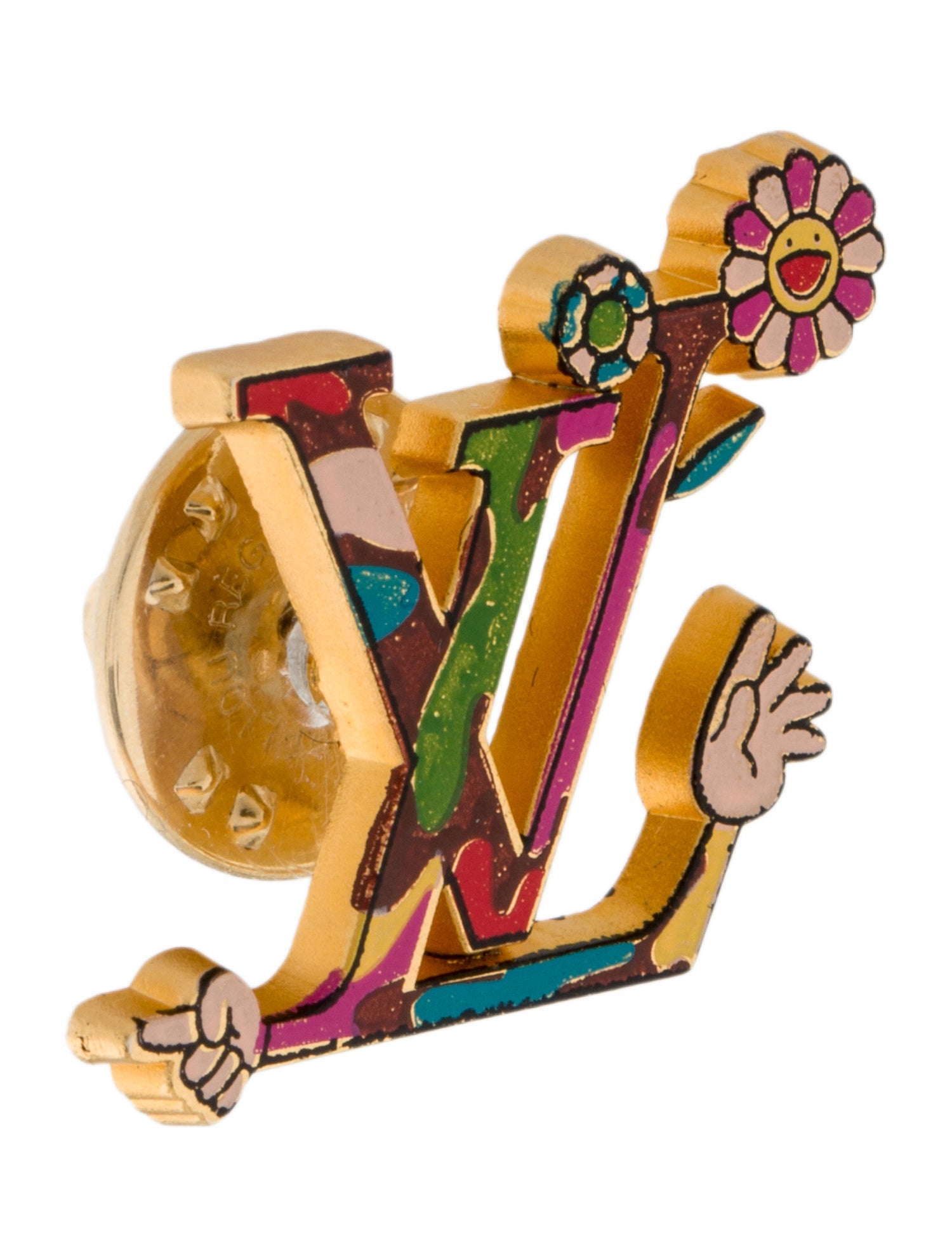 Louis Vuitton Enamel Murakami Lapel Pin