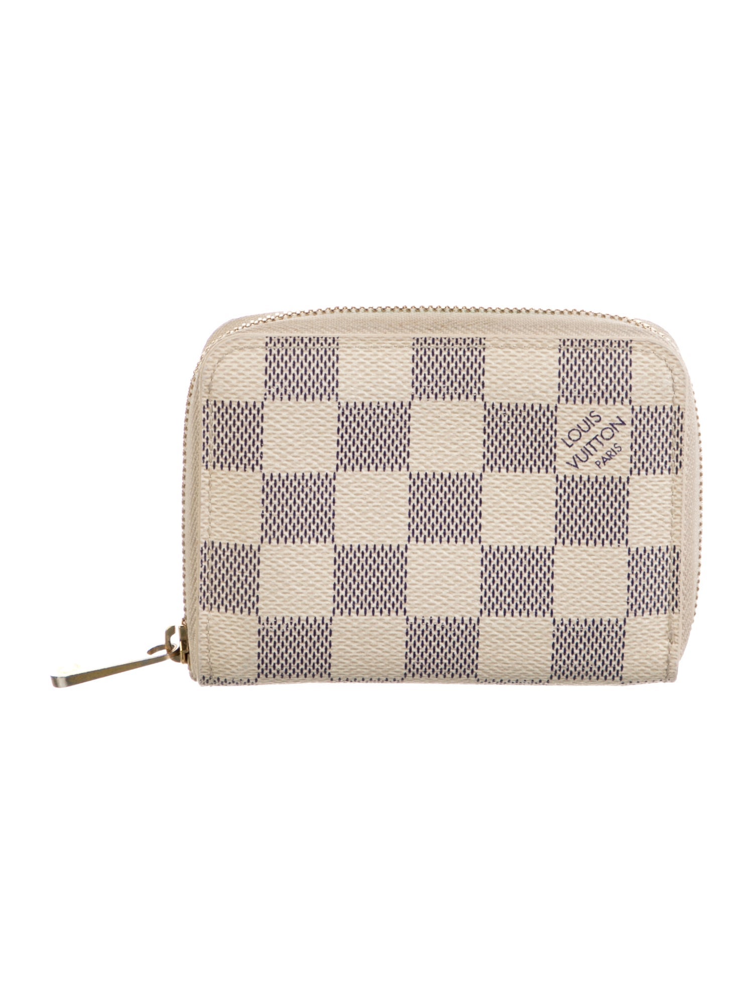 Louis Vuitton 2013 Damier Azur Pattern Zippy Coin Purse