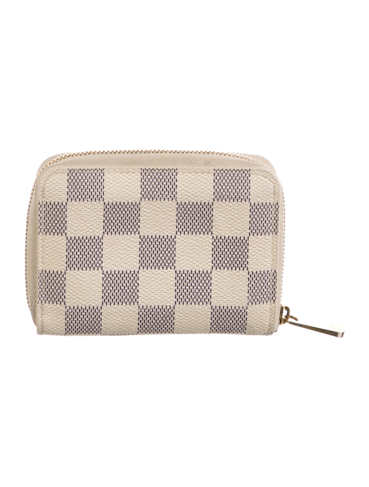 Louis Vuitton 2013 Damier Azur Pattern Zippy Coin Purse