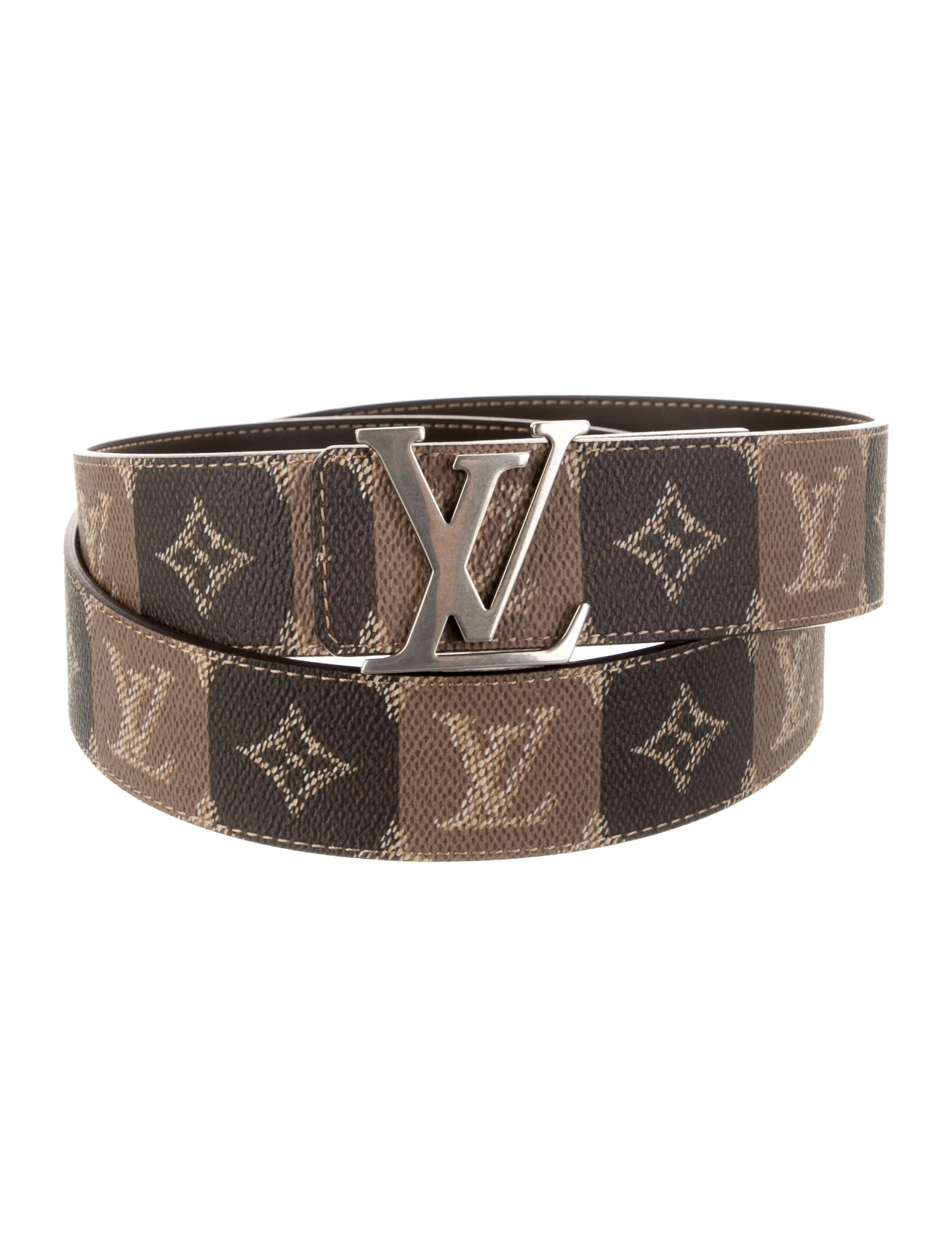 Louis Vuitton 2025 LV Initiales College 40MM Reverisble Waist Belt