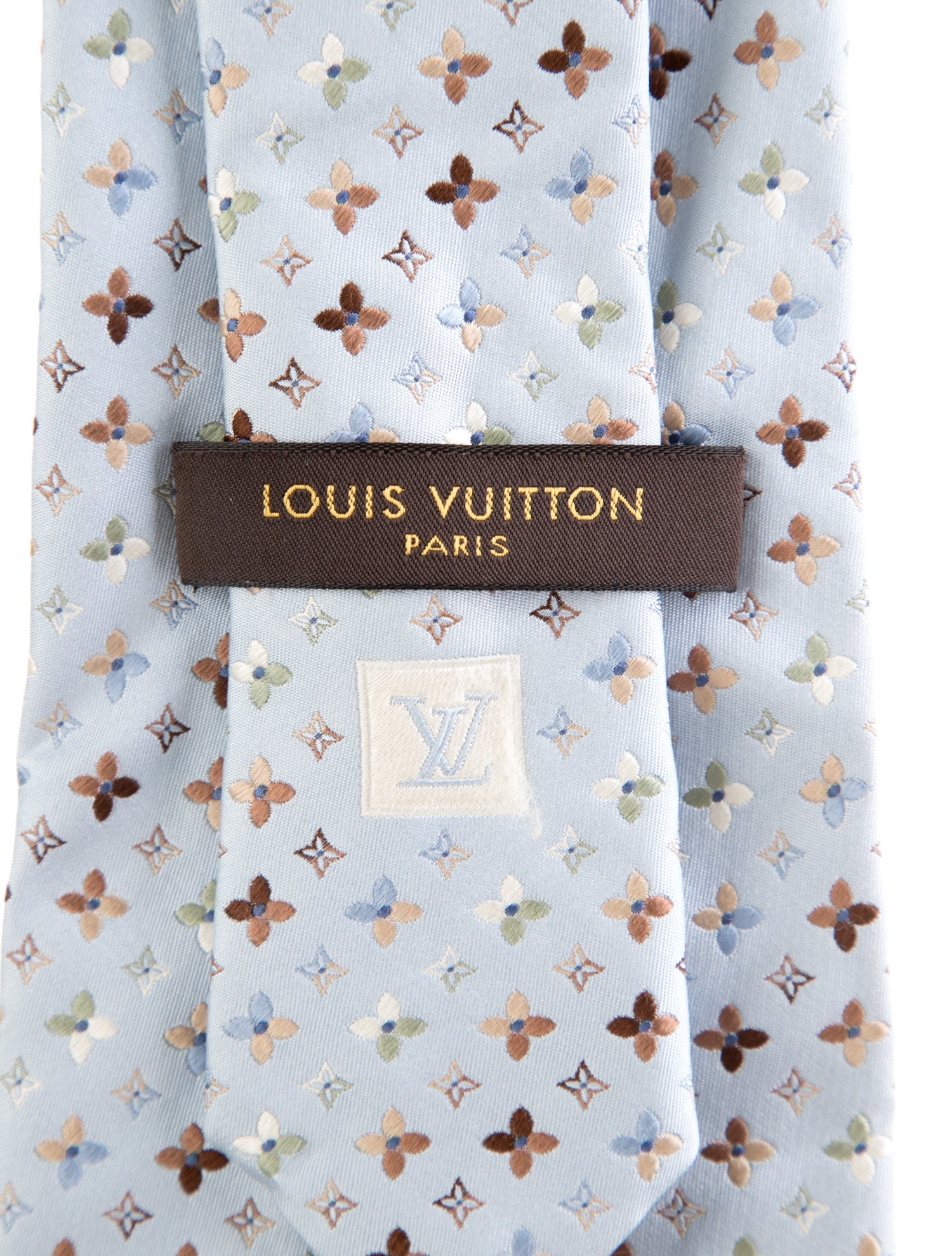 Louis Vuitton Silk Embroidered Tie