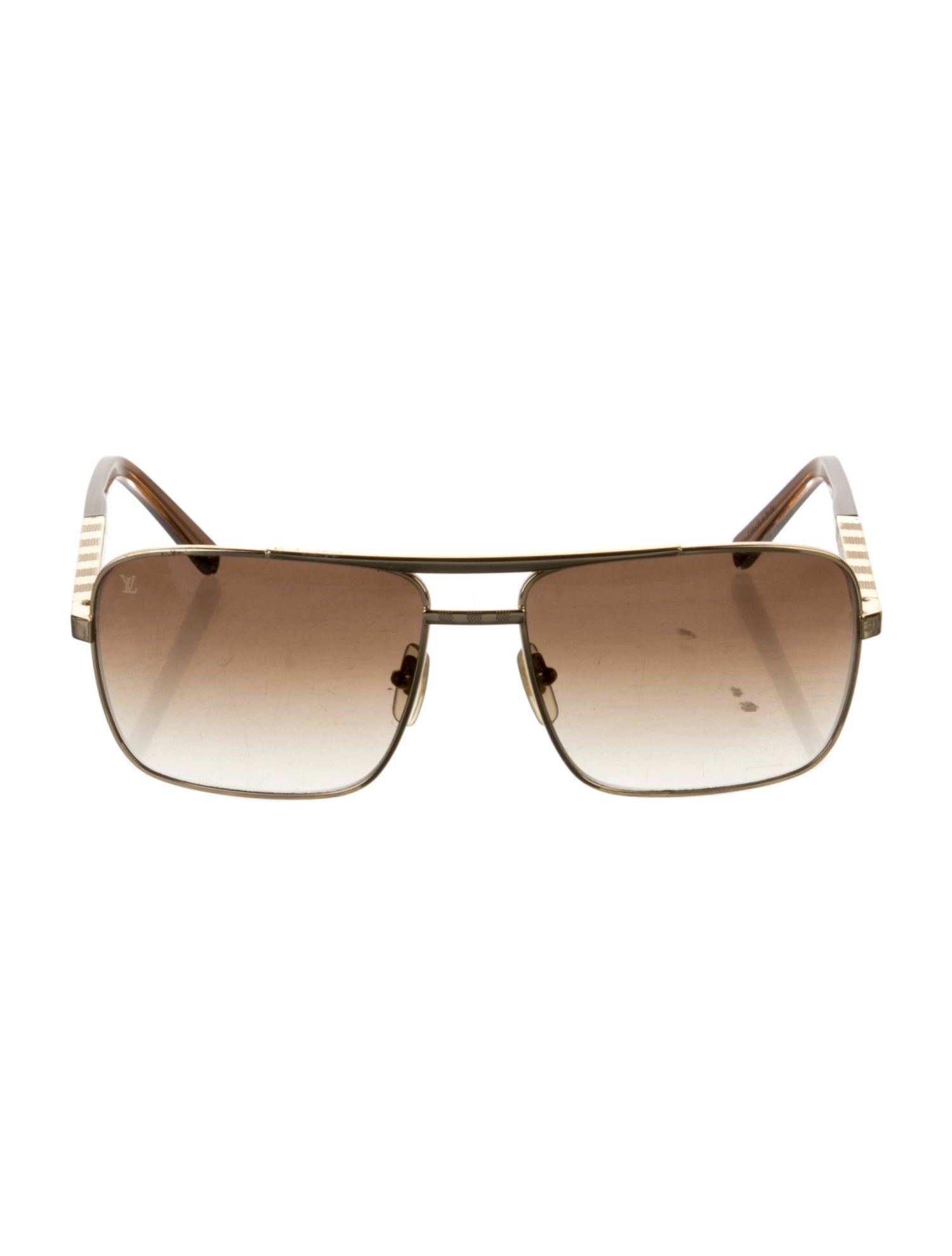 Louis Vuitton Damier Attitude Aviator Sunglasses